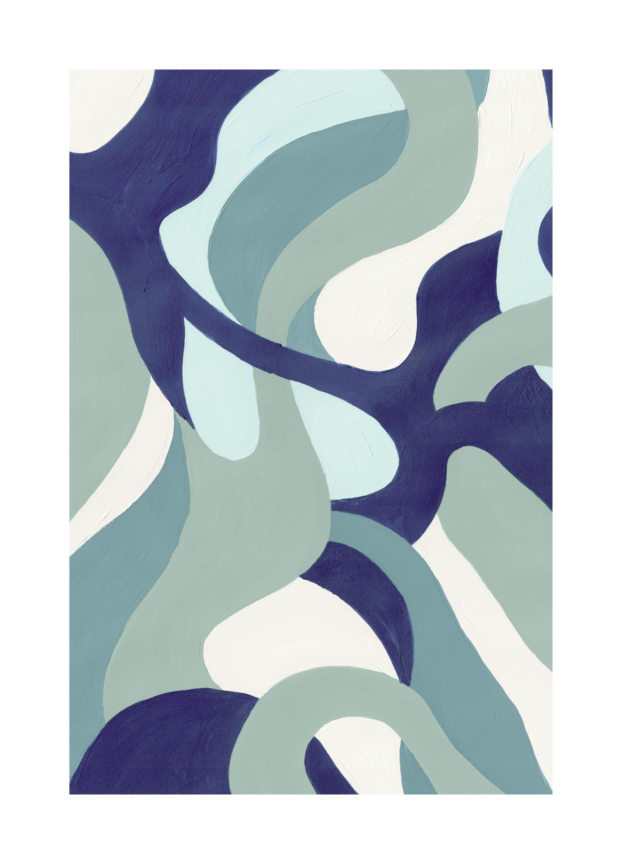 Acrylic Organic Paths Plakat (30x40 cm)