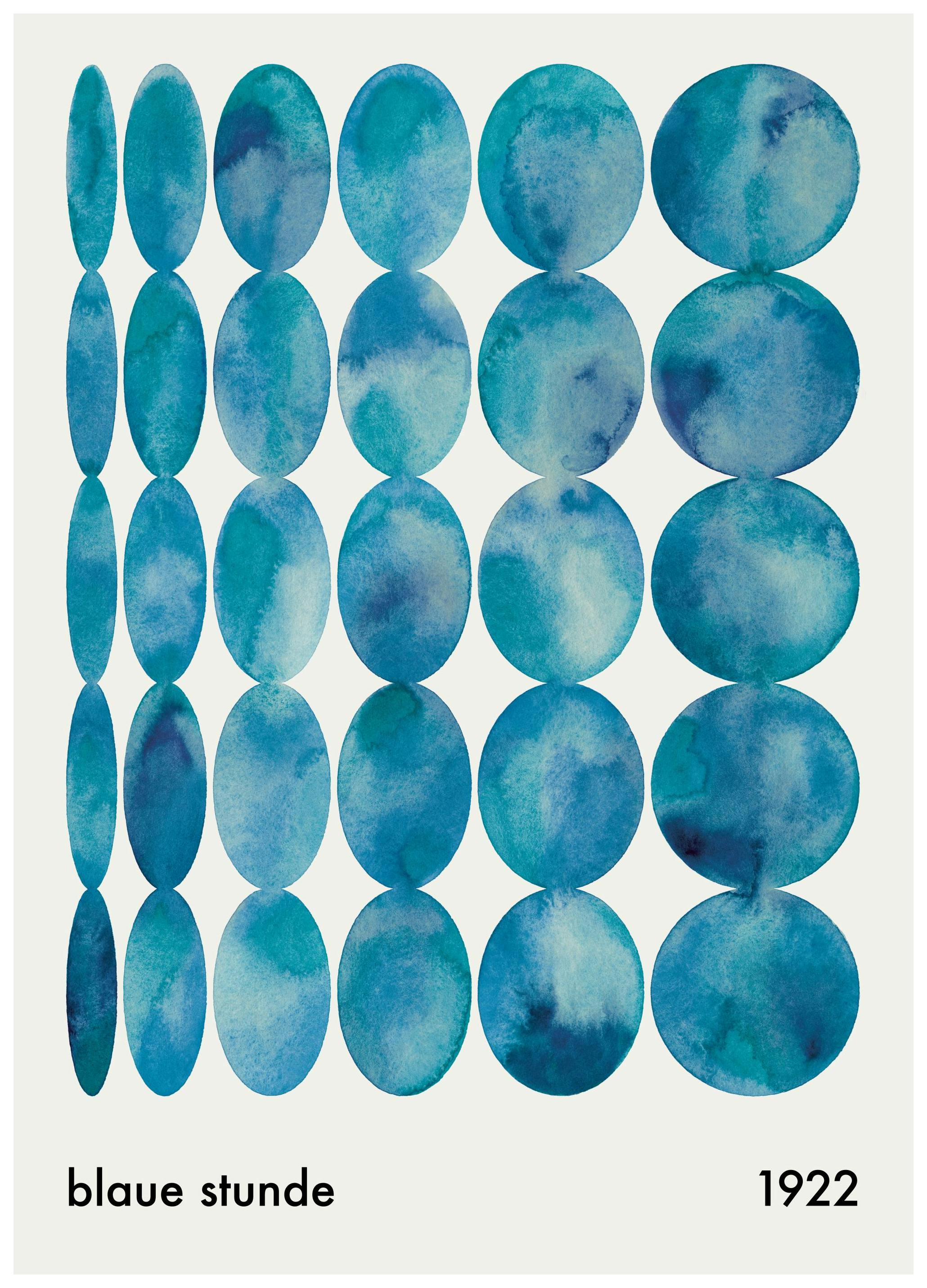 Blaue Stunde Poster (70x100 cm) - Poster