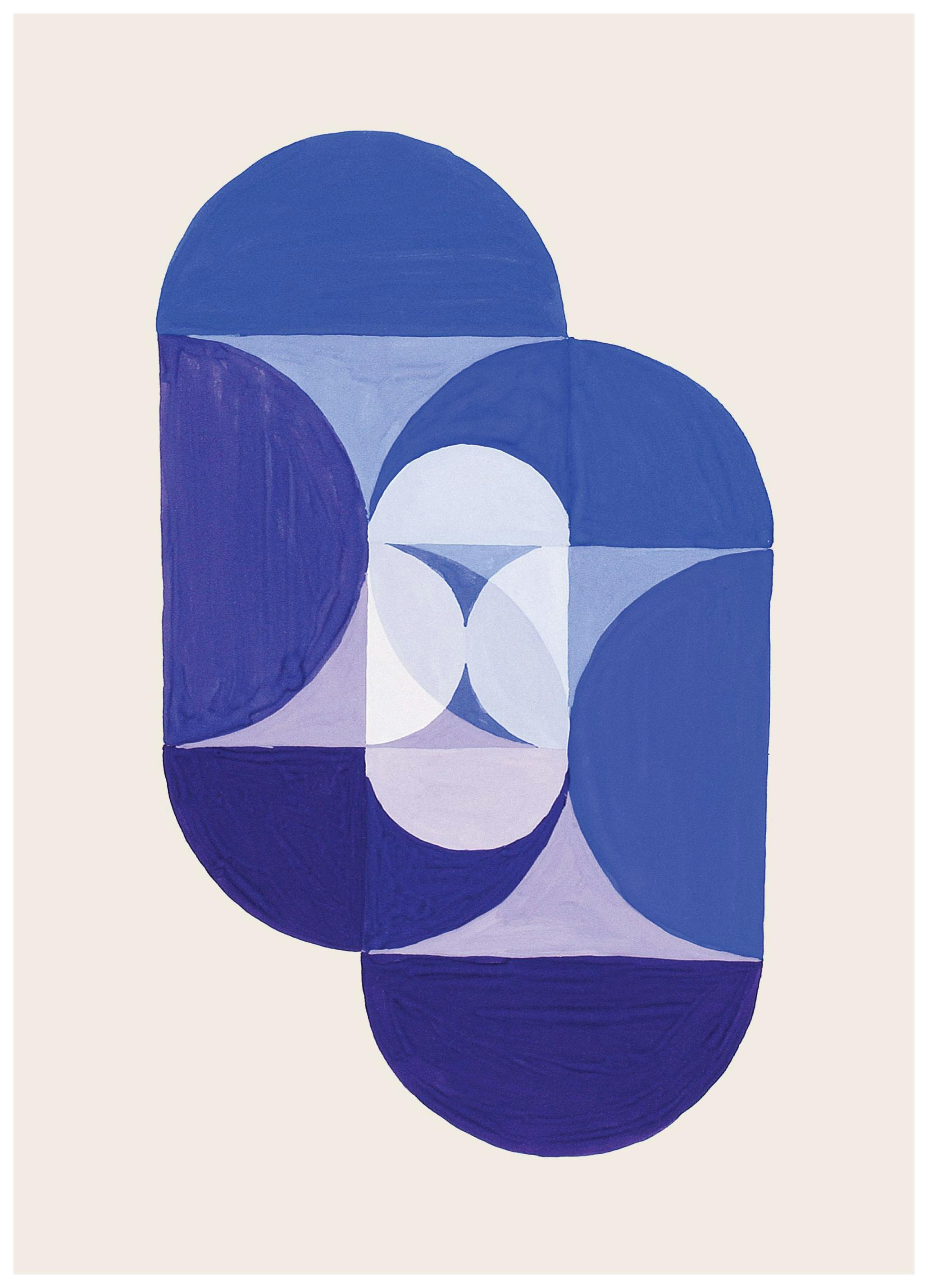 Joseph Schillinger - Key Blue Print (21x30 cm)