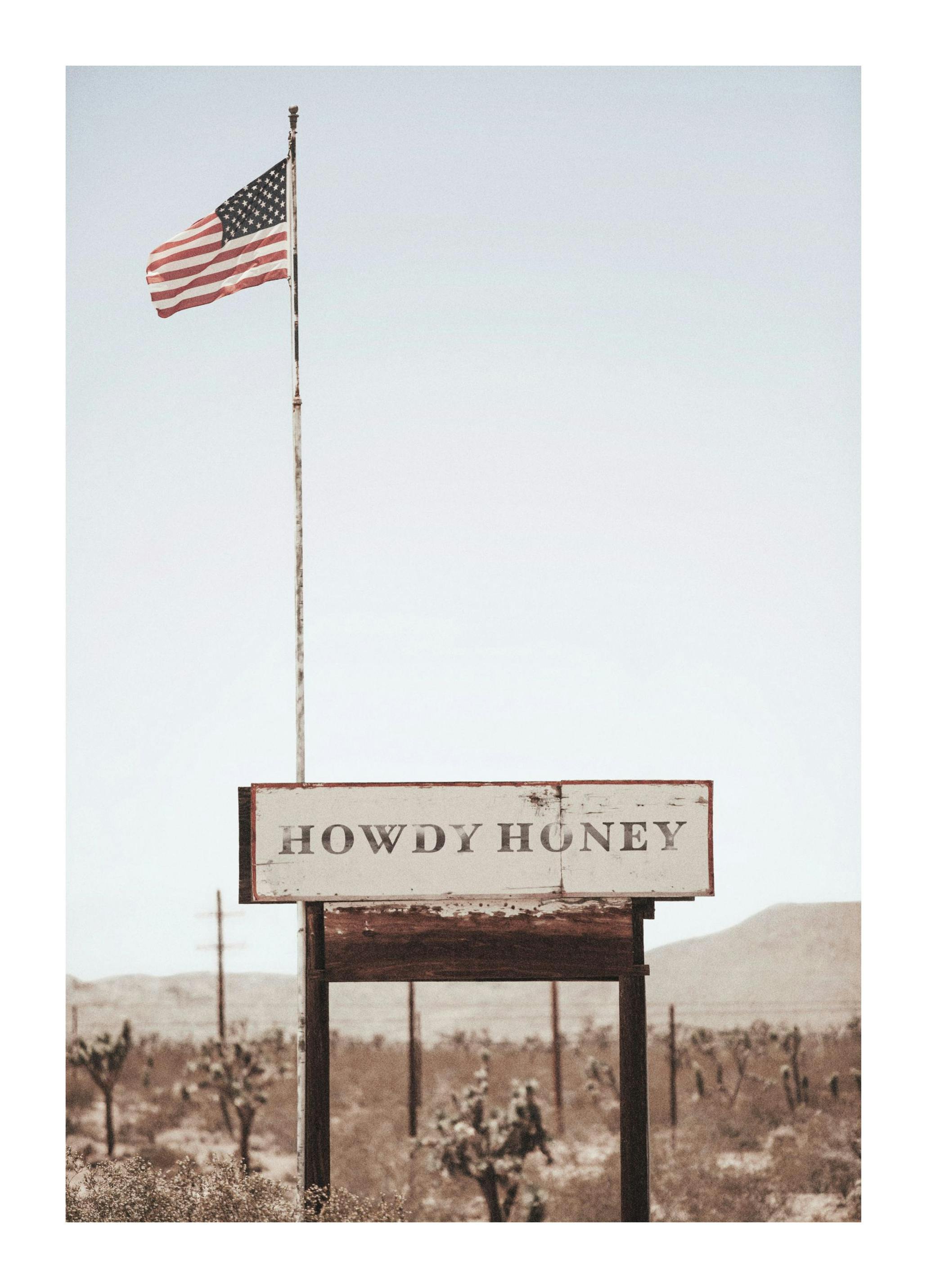 Howdy Honey Poster (21x30 cm)