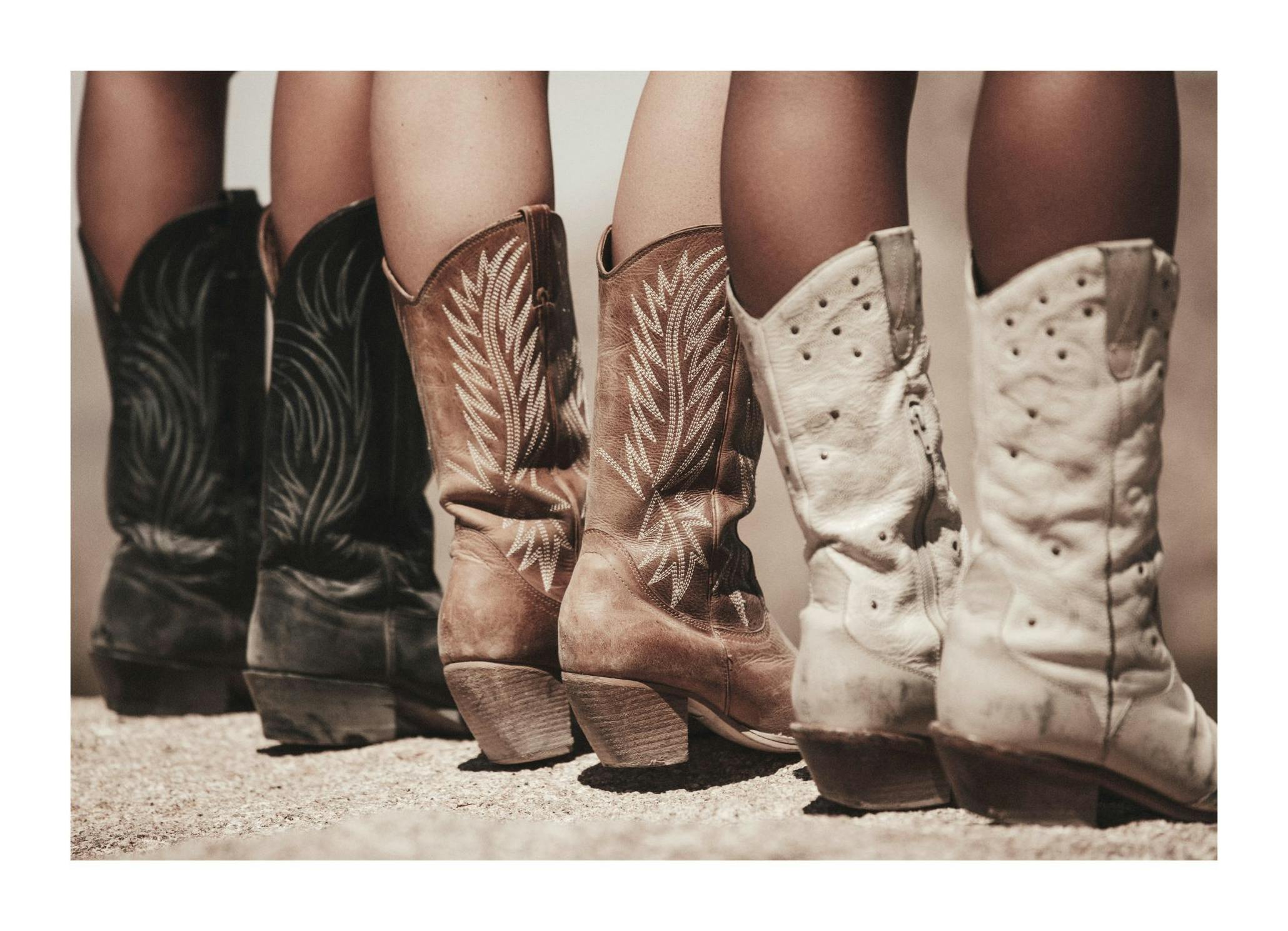 Western Boots Plakat (30x40 cm)