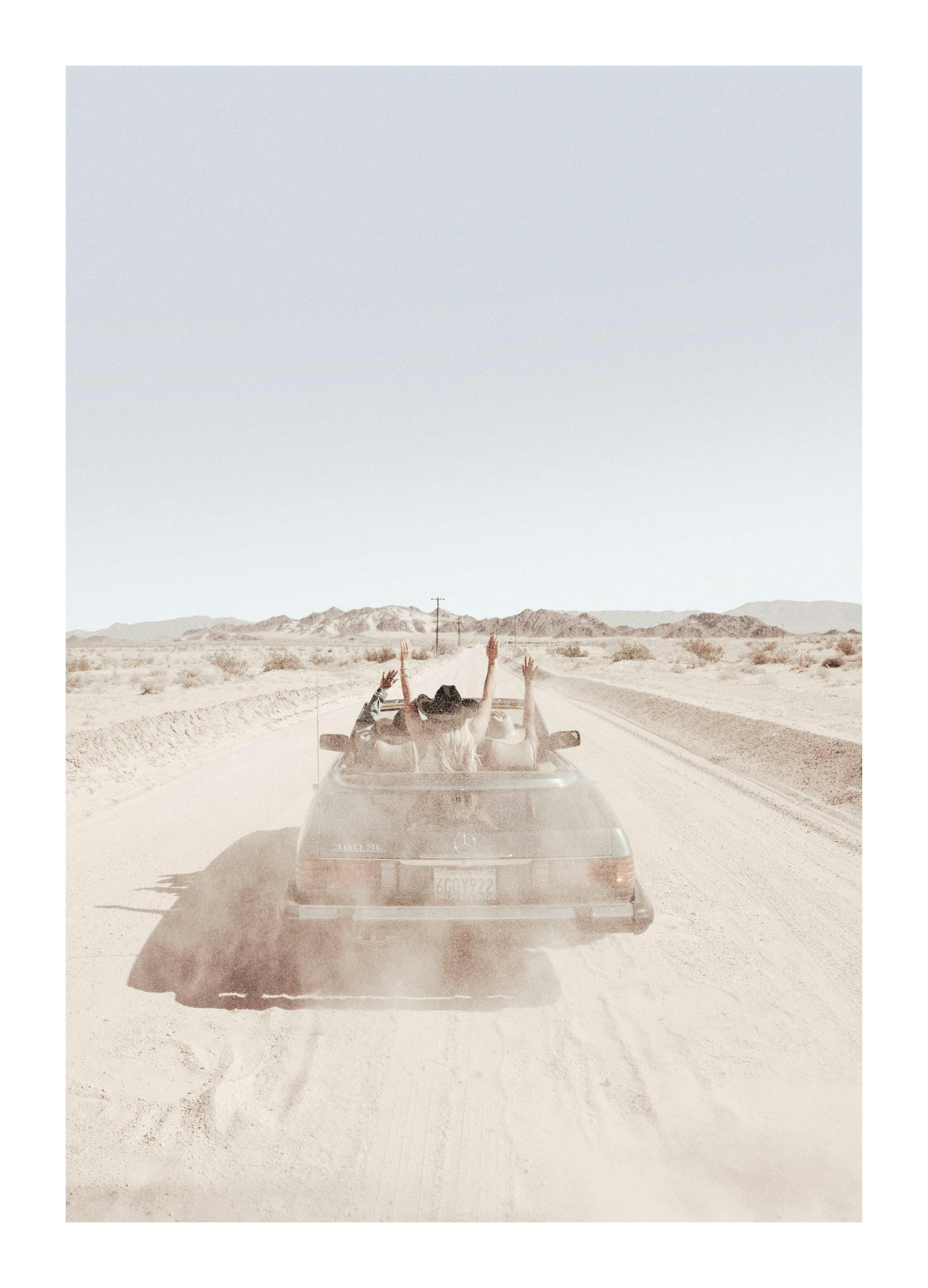 California Roadtrip Plakat (30x40 cm)