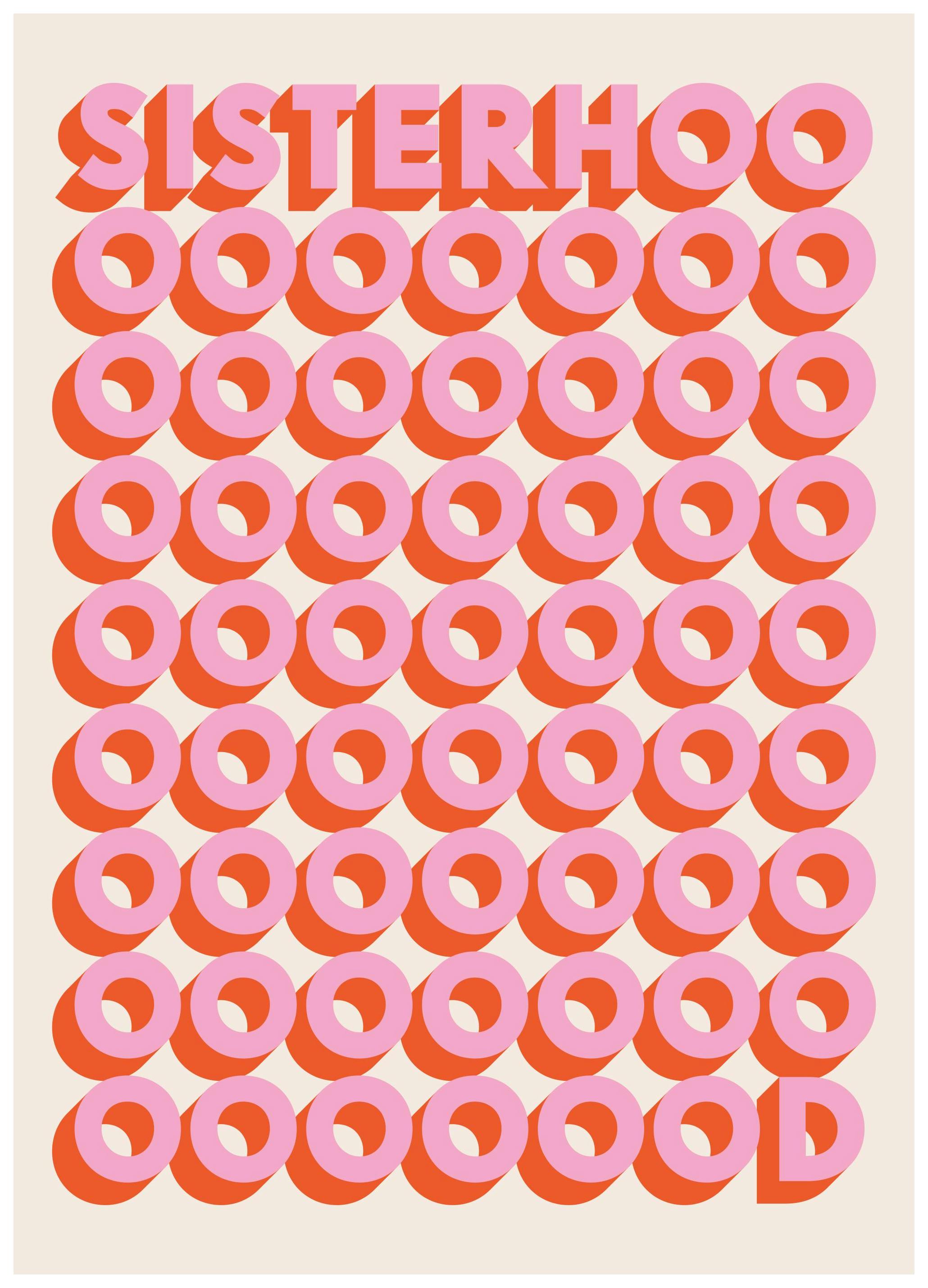 Pink Sisterhood Plakat (21x30 cm)-Plakaty