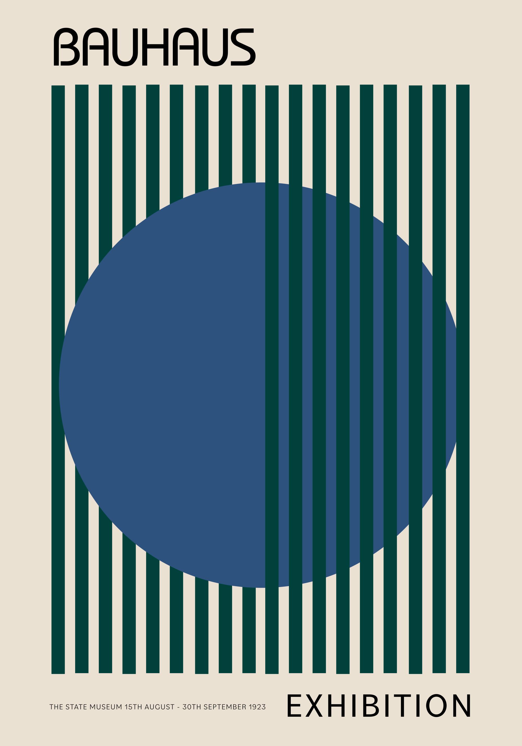 Bauhaus Exhibition Print - Modern Graphic Poster | Desenio CA