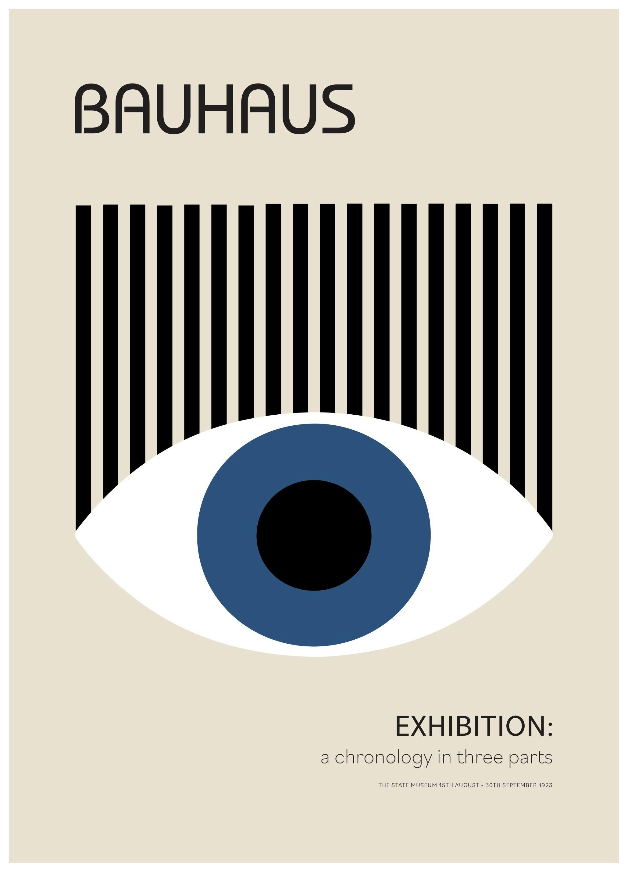 Prints - Bauhaus Eye Print (50x70 cm) - Bauhaus Posters
