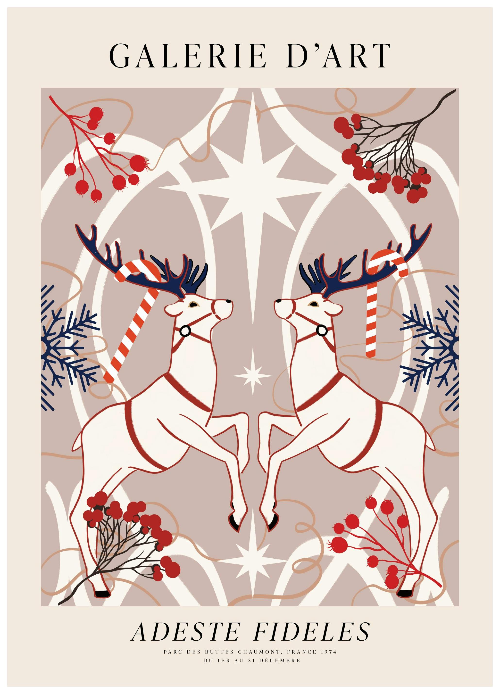 Holiday Pattern No2 Poster (50x70 cm) - Poster