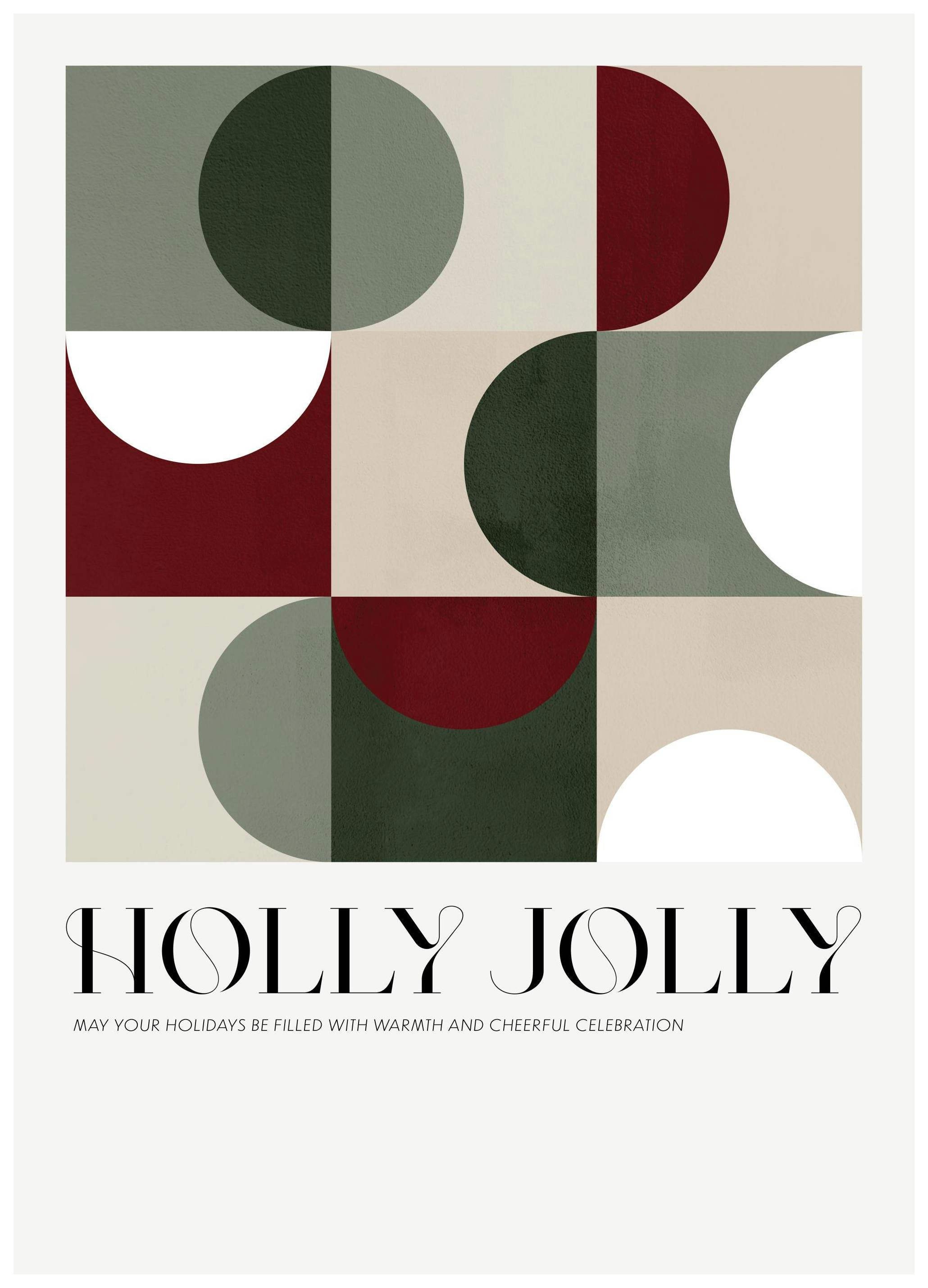 Holly Jolly Print (70x100 cm)