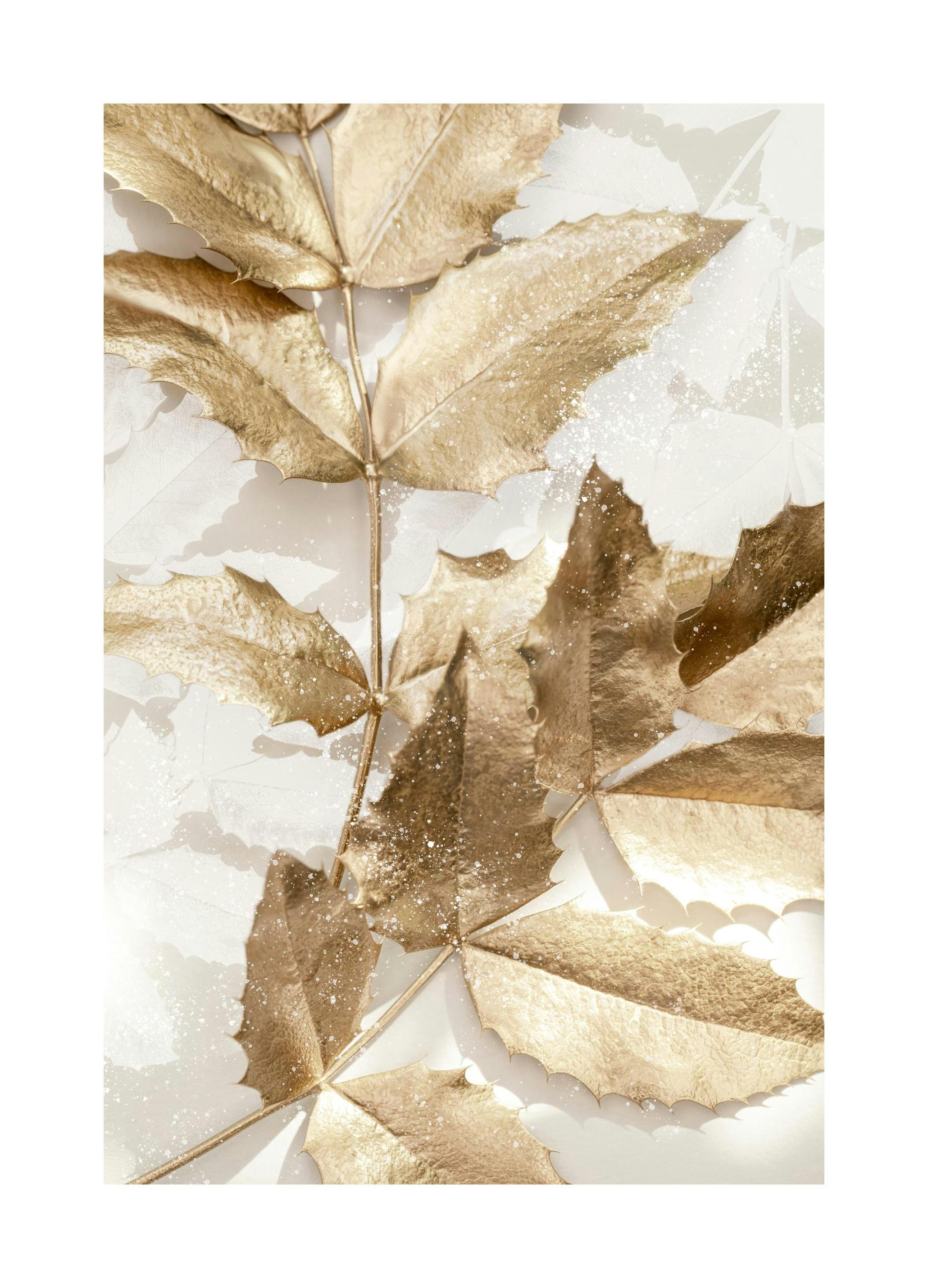 Golden Leaves No1 Affiche (50x70 cm)