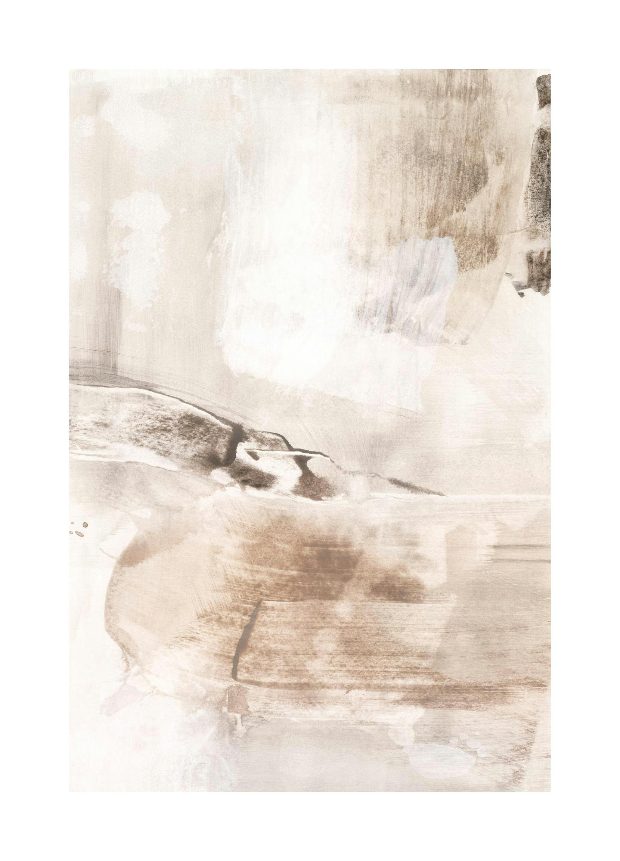 Soft Beige Painting No2 Plakat (30x40 cm)-Plakaty