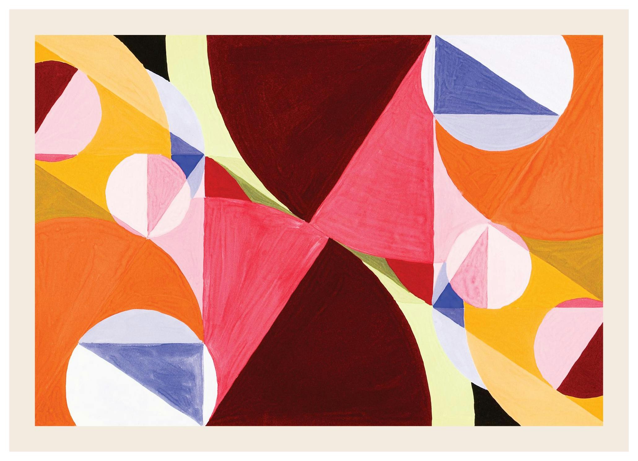 Joseph Schillinger - Area Broken by Perpendiculars Print (50x70 cm)
