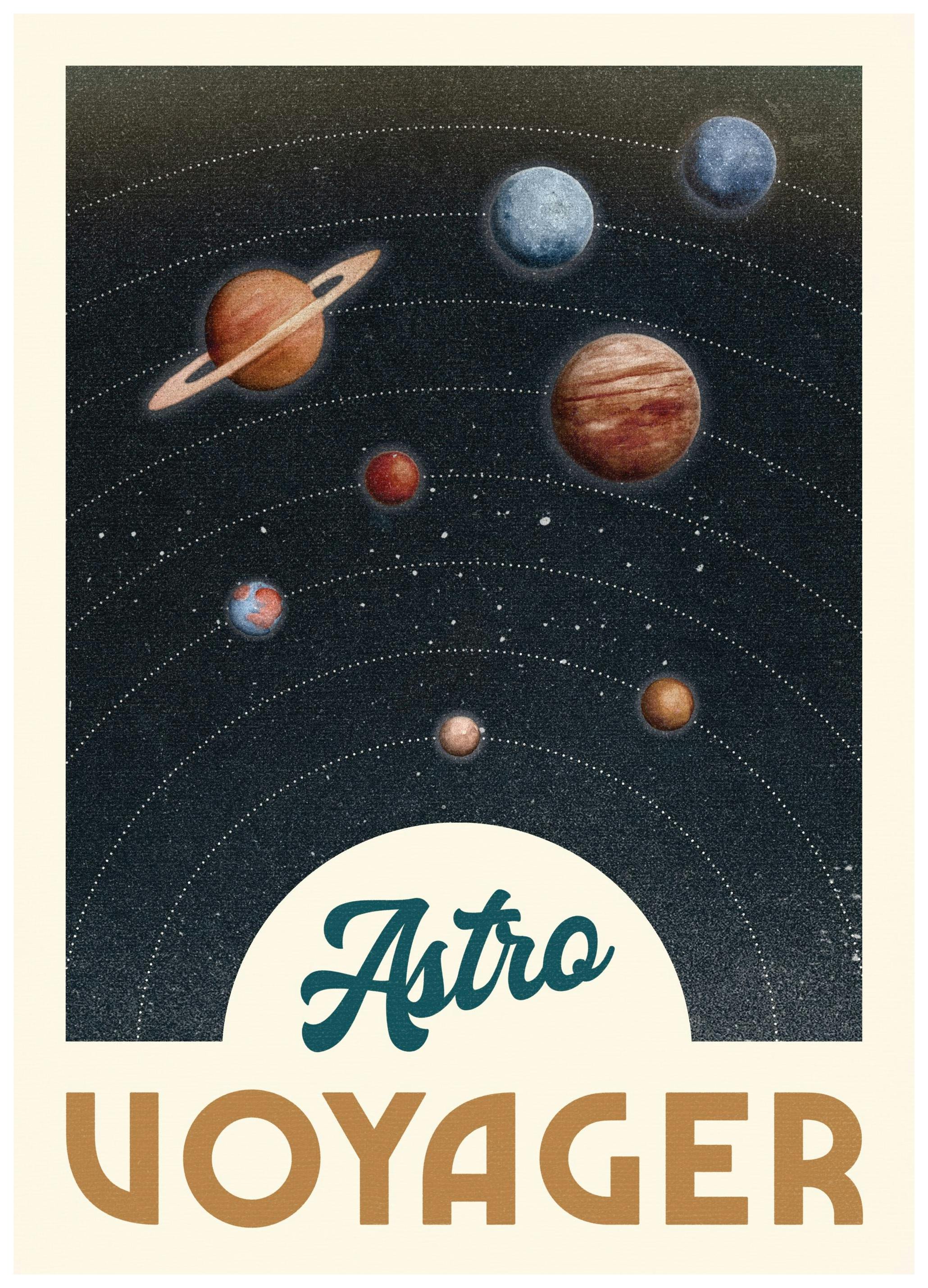 Astro Voyager Affiche (30x40 cm) par Desenio