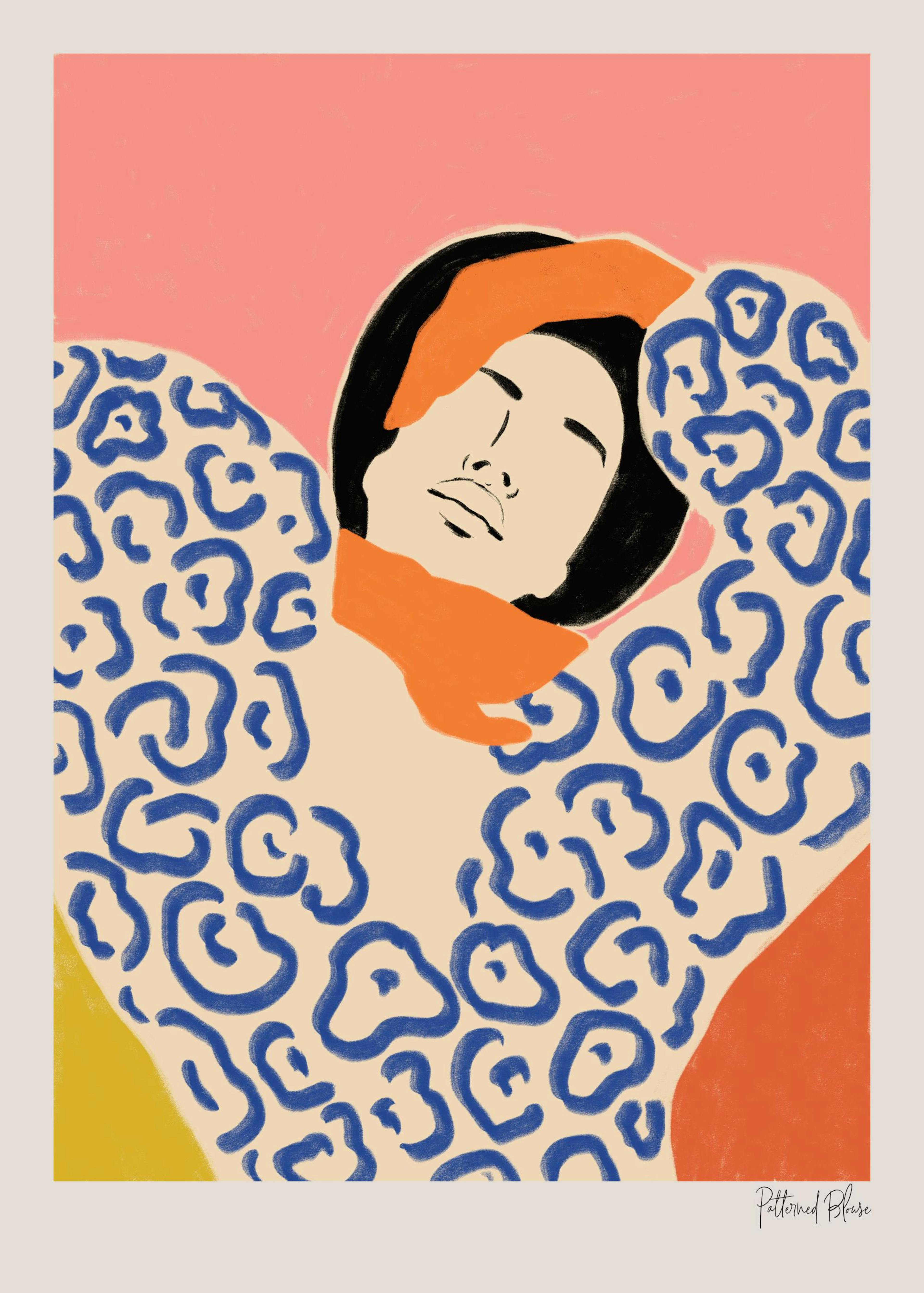 Patterned Blouse Poster 0