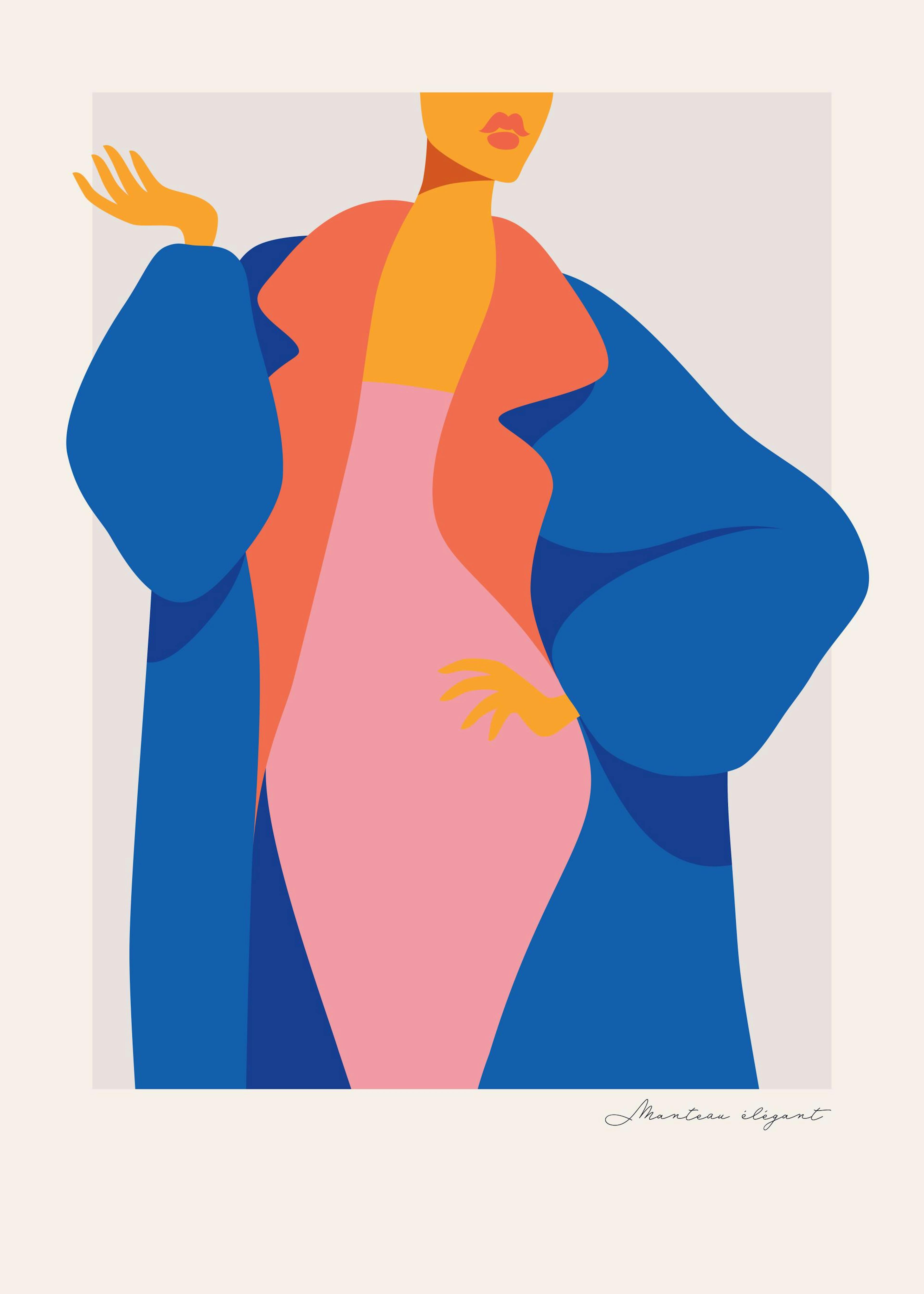 Elegant Coat Poster Plakat 0