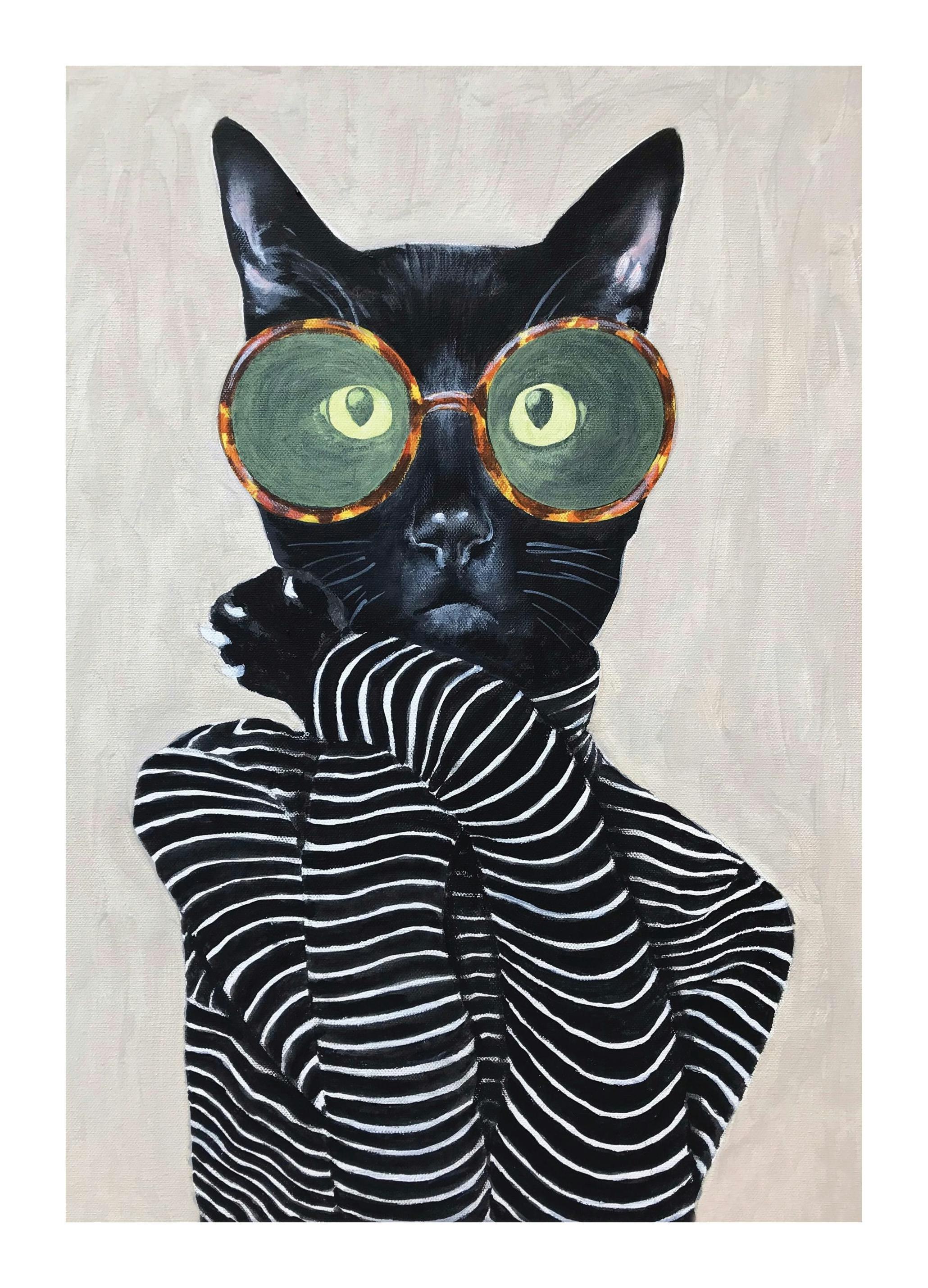 Coco De Paris - Fashion Cat Plakat (30x40 cm)-Plakaty