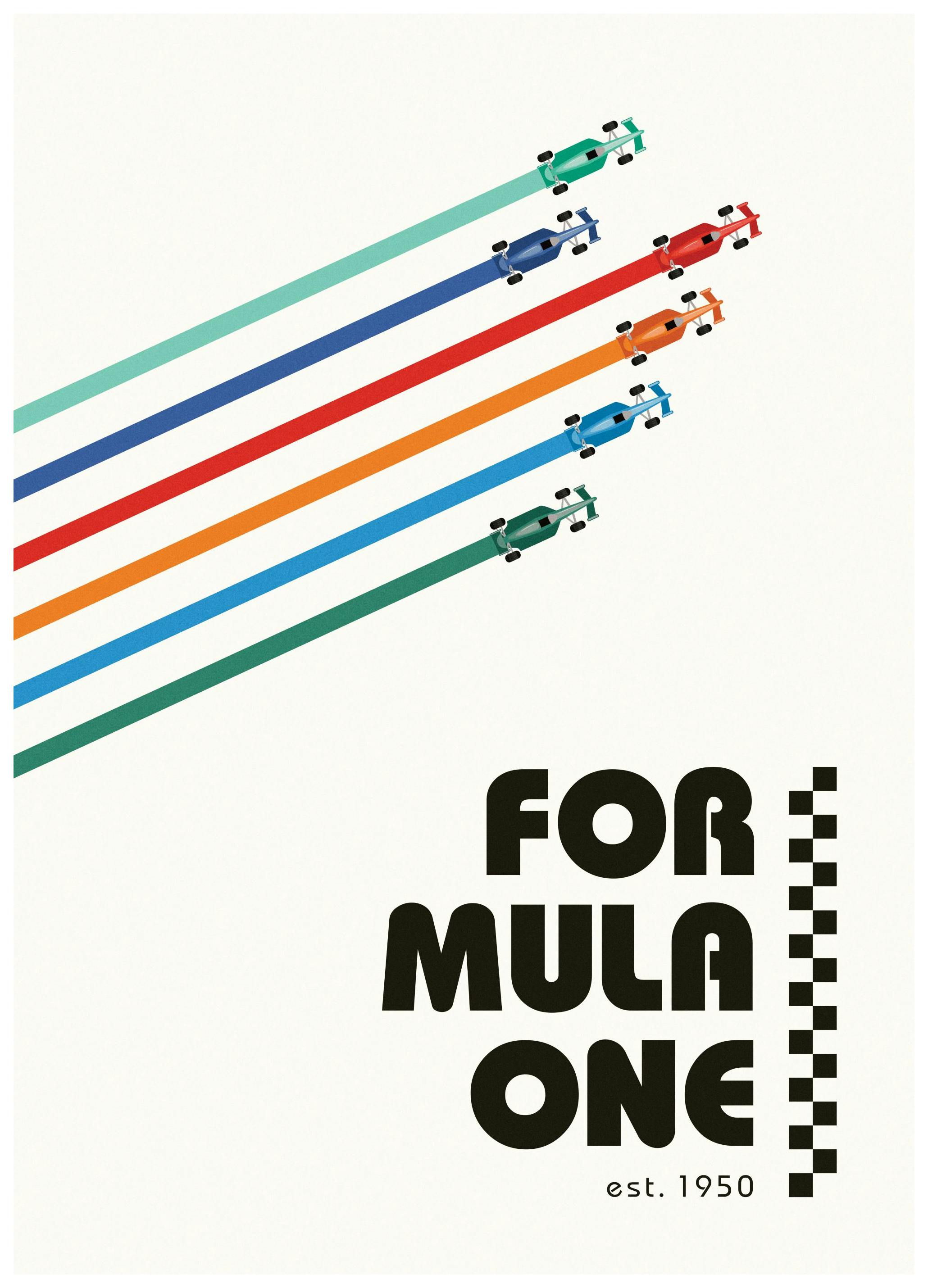 Formula One Poster (50x70 cm) - Poster