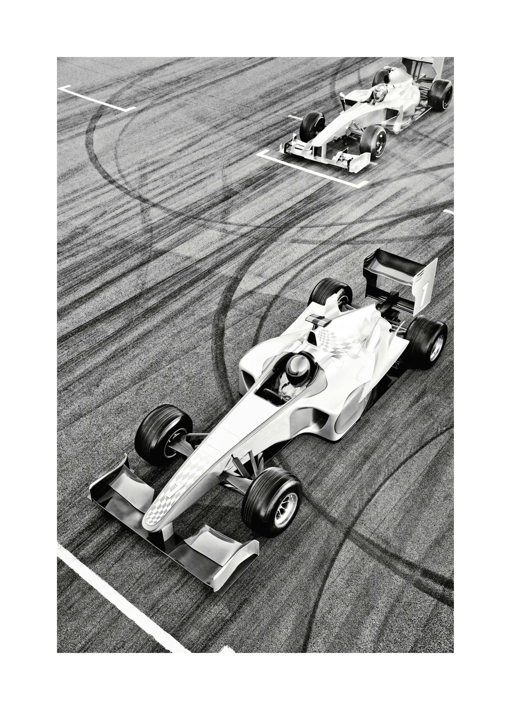 Race Car Affiche (50x70 cm) - Posters de sport