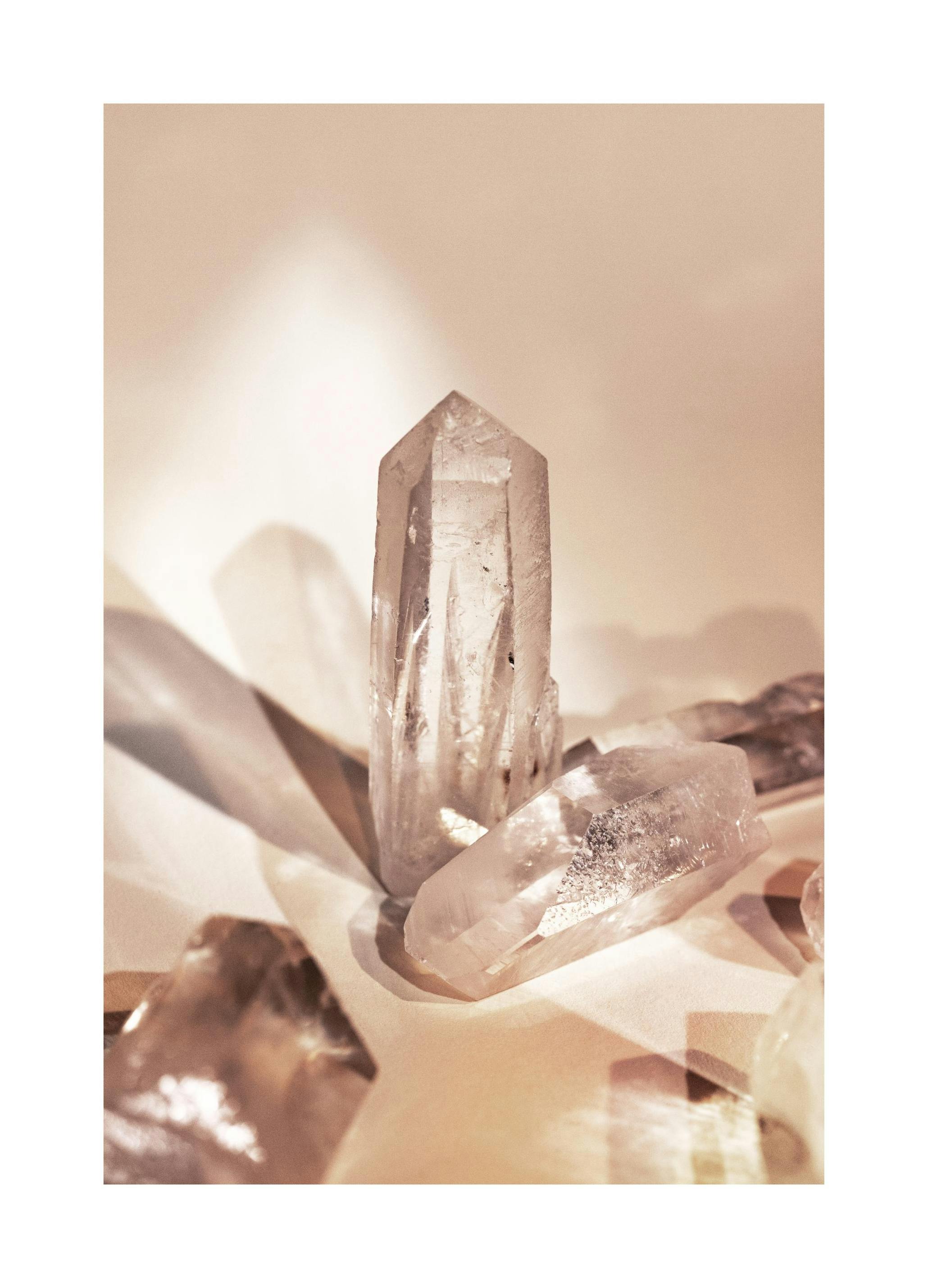 Crystals and Shadows No2 Plakat (50x70 cm)