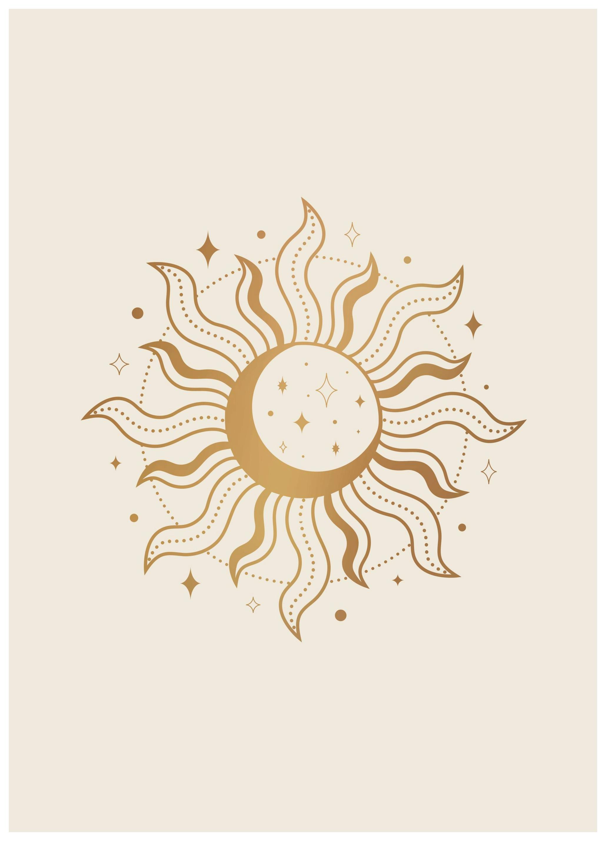Golden Sun Affiche (13x18 cm)