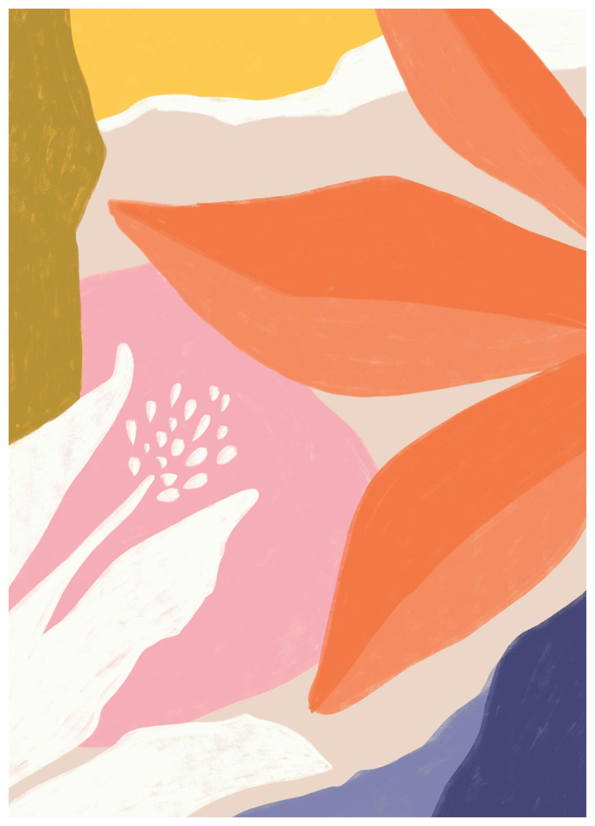 Close Up Florals Poster (21x30 cm)
