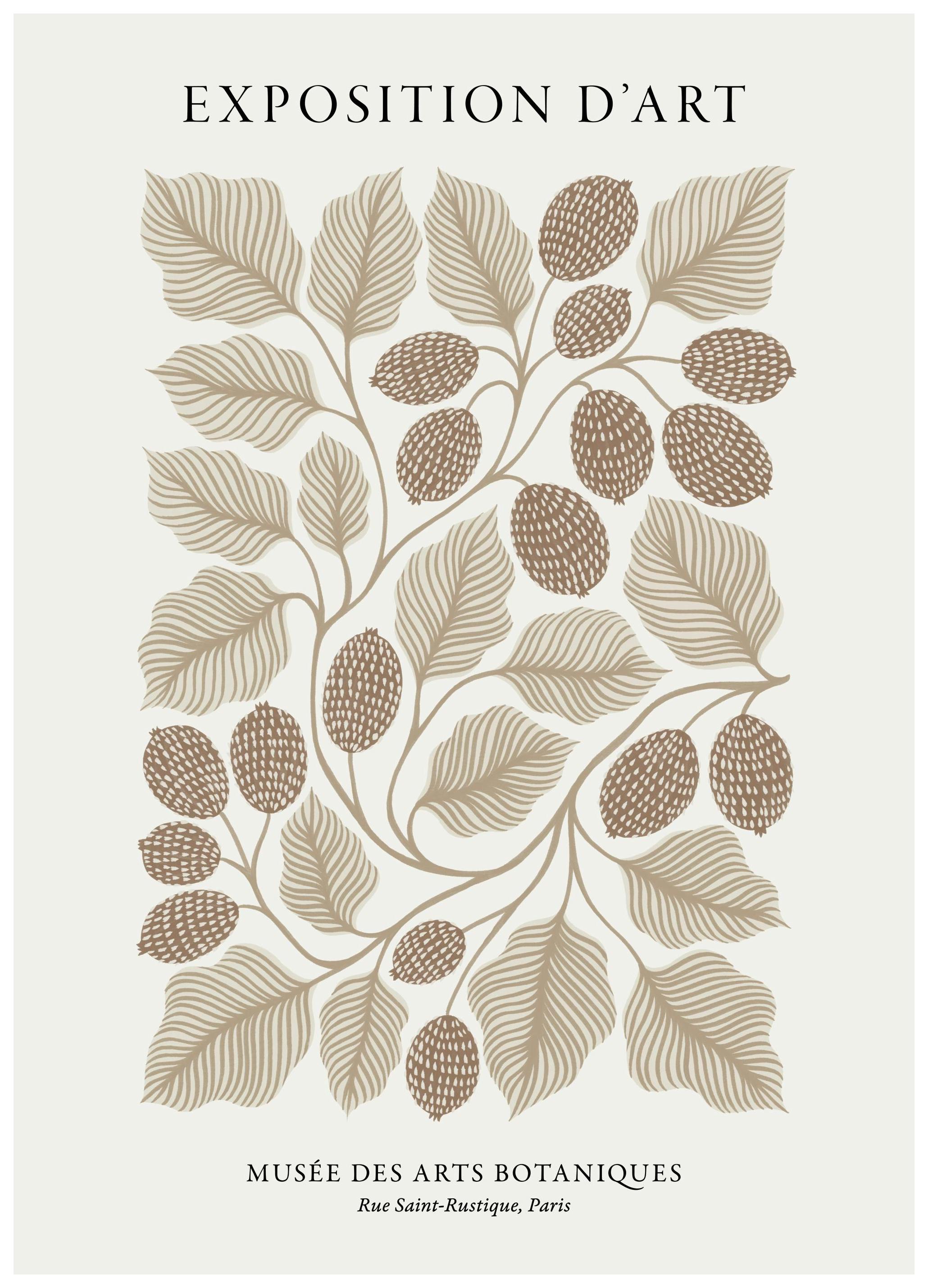Arts Botaniques Poster (30x40 cm) - Poster