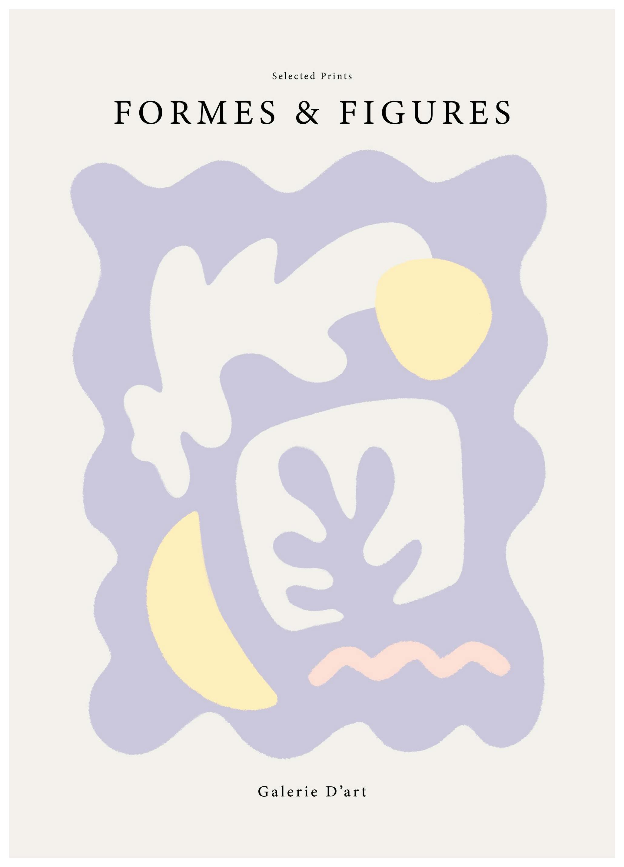 Formes & Figures No1 Plakat (21x30 cm)-Plakaty