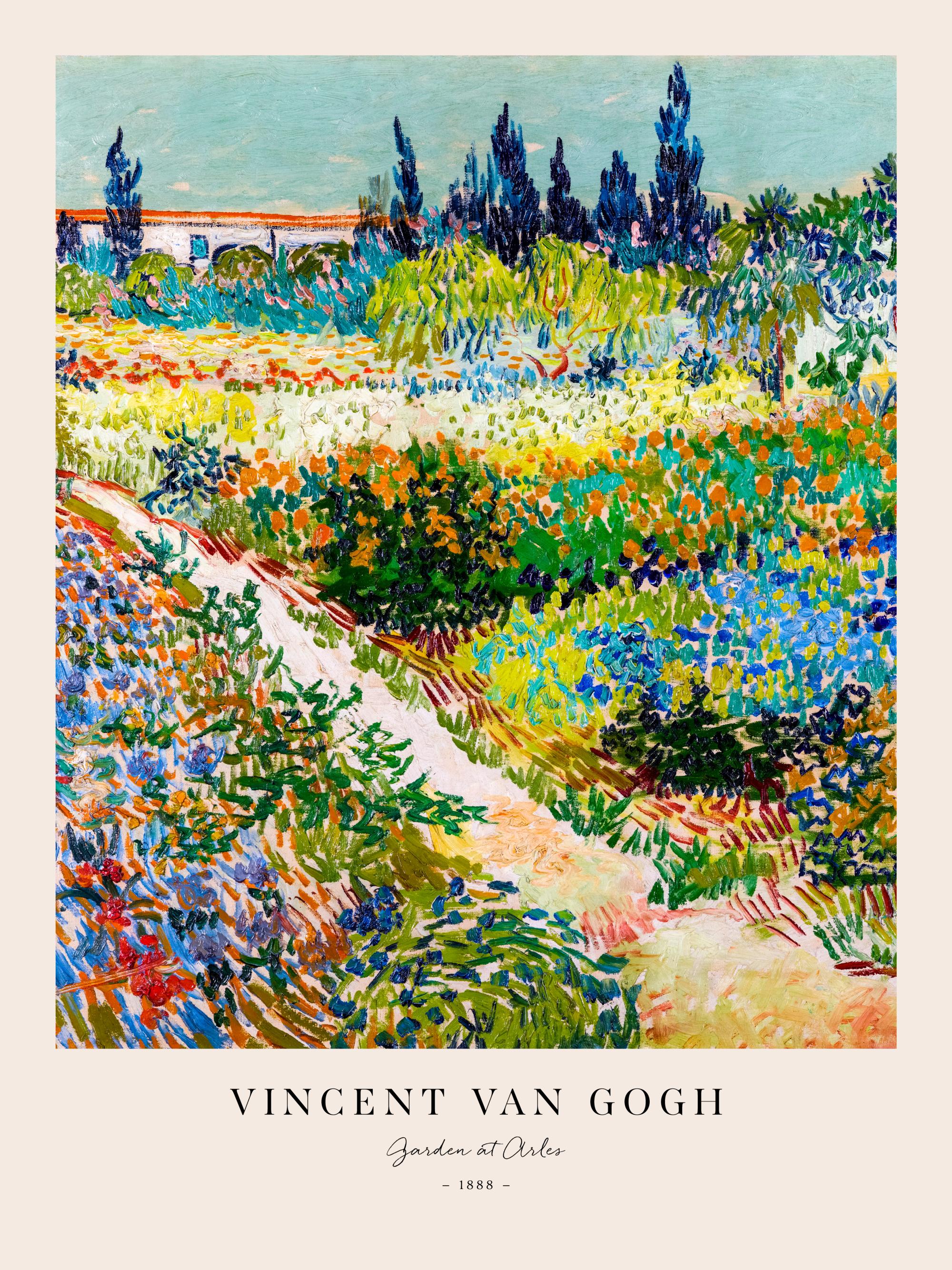 The European Poster 1888-1938 ポスター集 アート Poster Van Gogh - Garden at Arles | Desenio.pt
