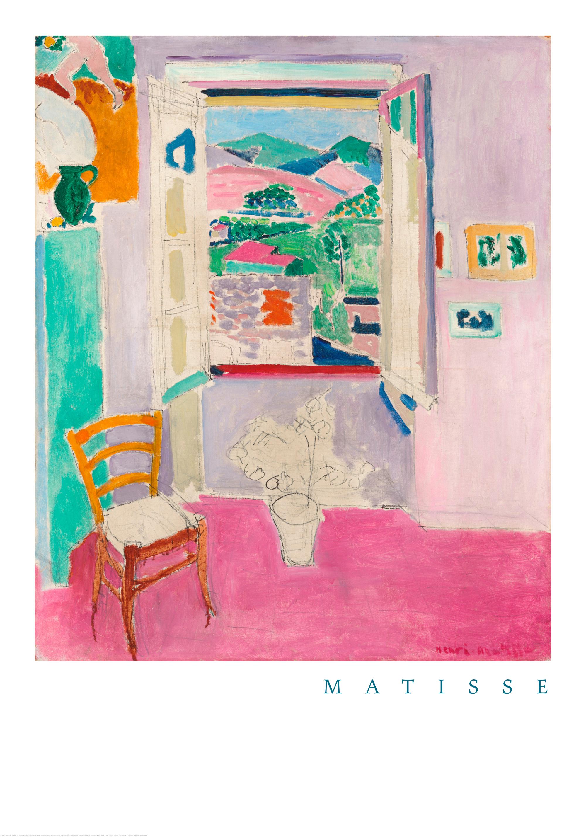 Matisse - Open Window Print Matisse - Open Window Print