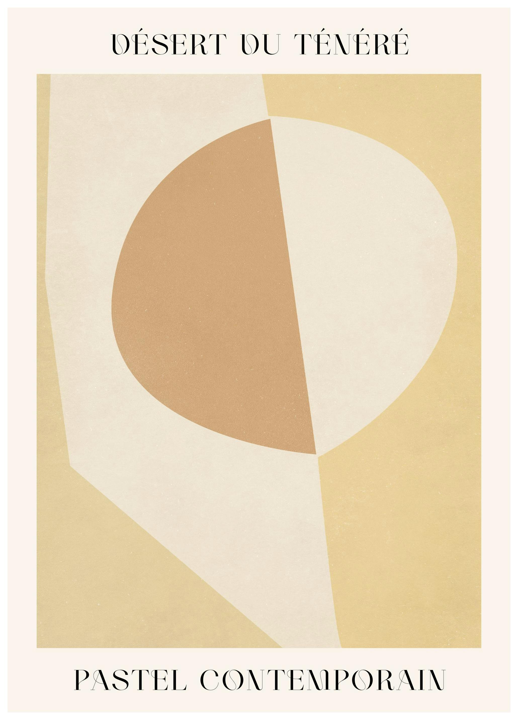 Pastel Contemporain No1 Affiche (50x70 cm)