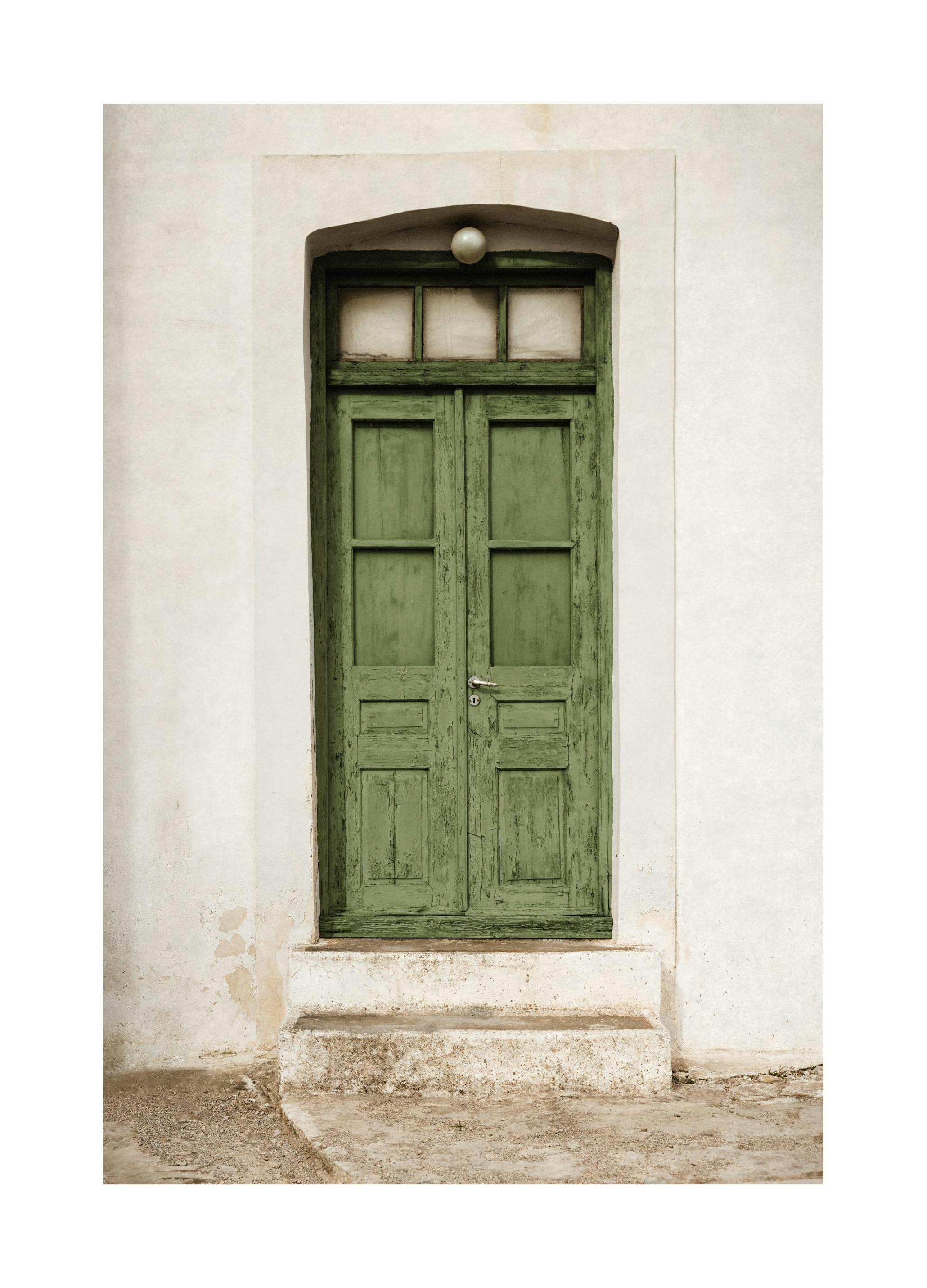 Green Entrance Print (50x70 cm)