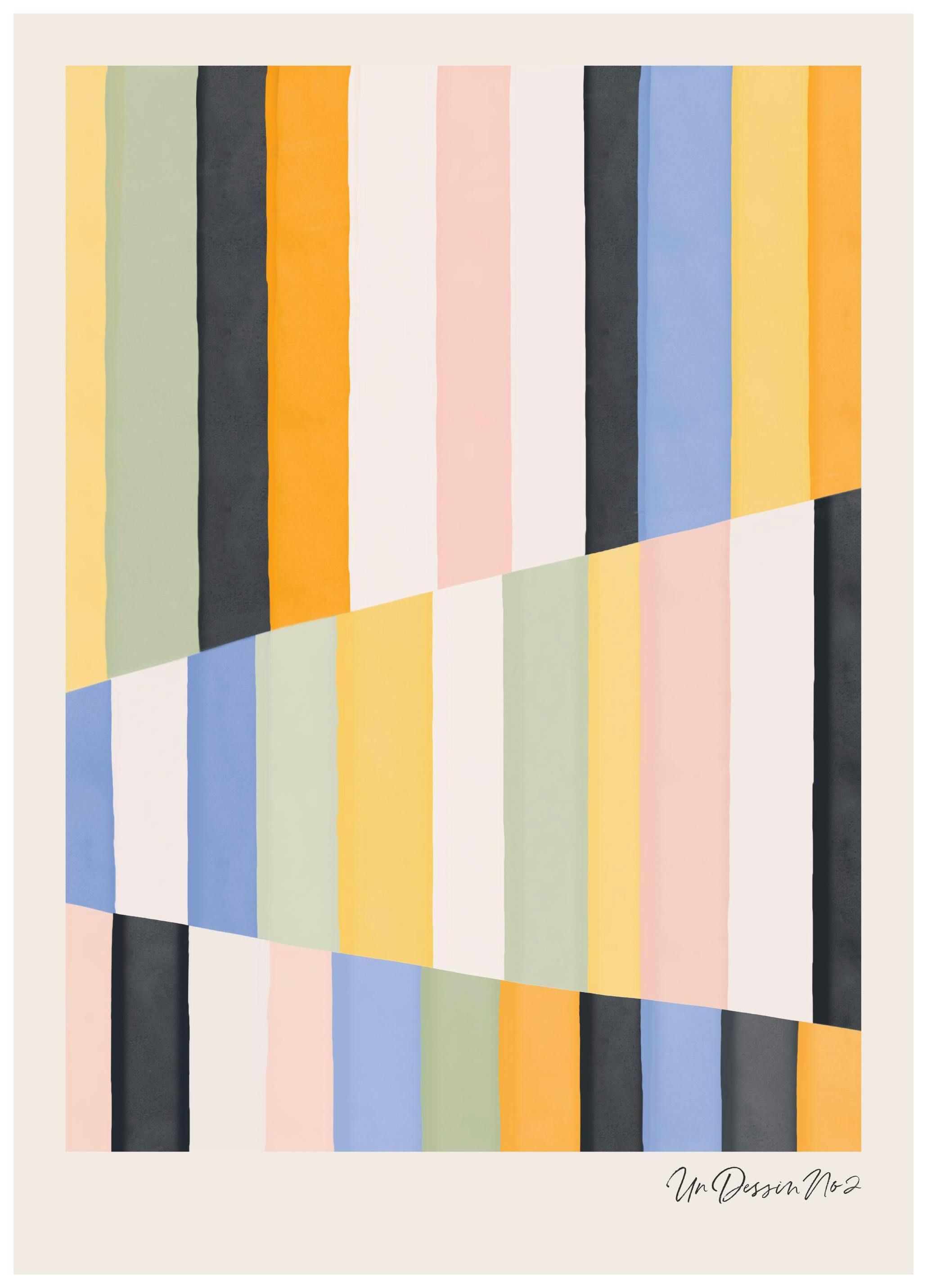 Un Dessin No2 Affiche (21x30 cm) par Desenio