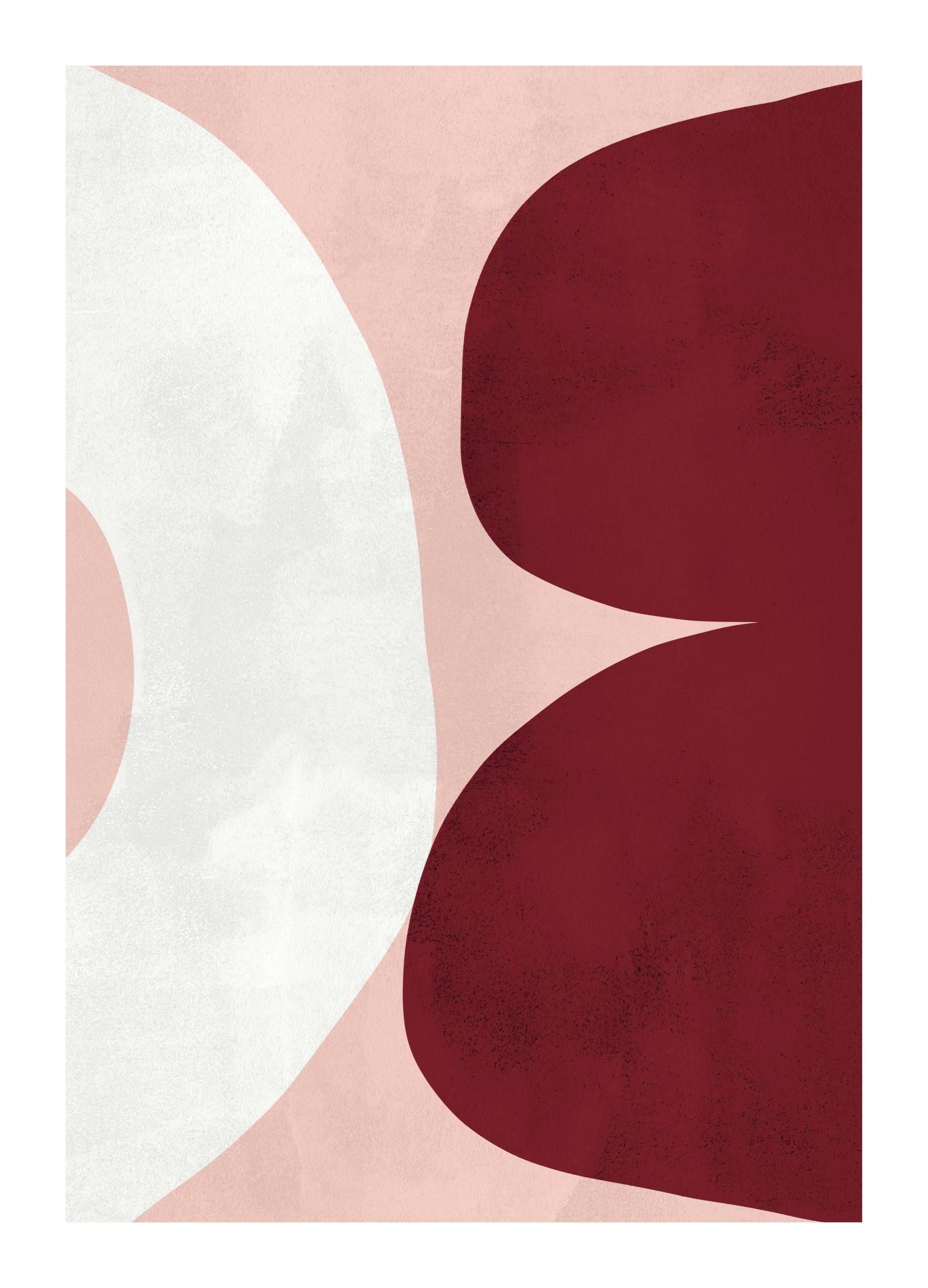 Asymmetrical Shapes No1 Affiche (30x40 cm)