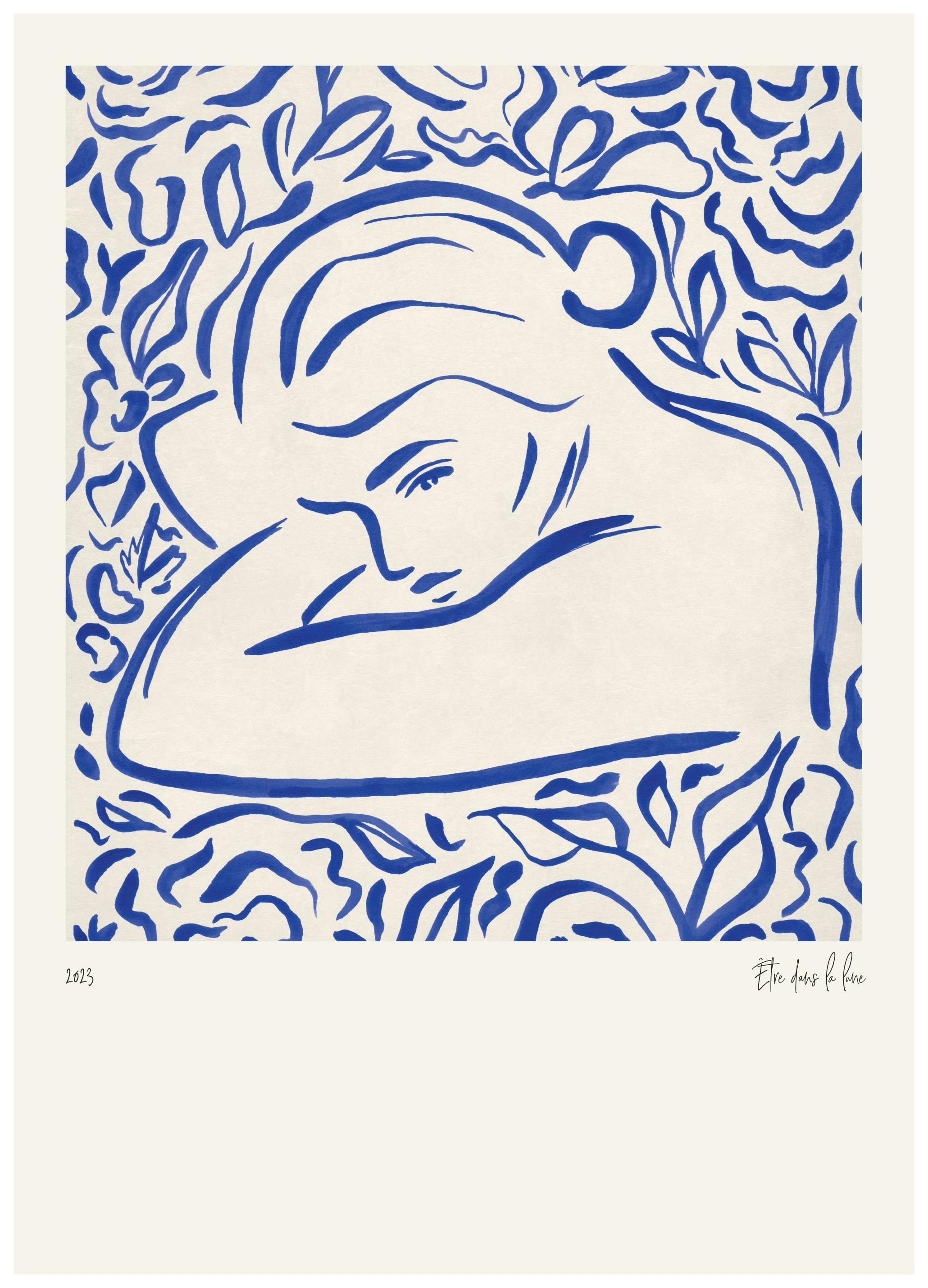 Prints - The Daydreamer Print (30x40 cm) - Line Art prints