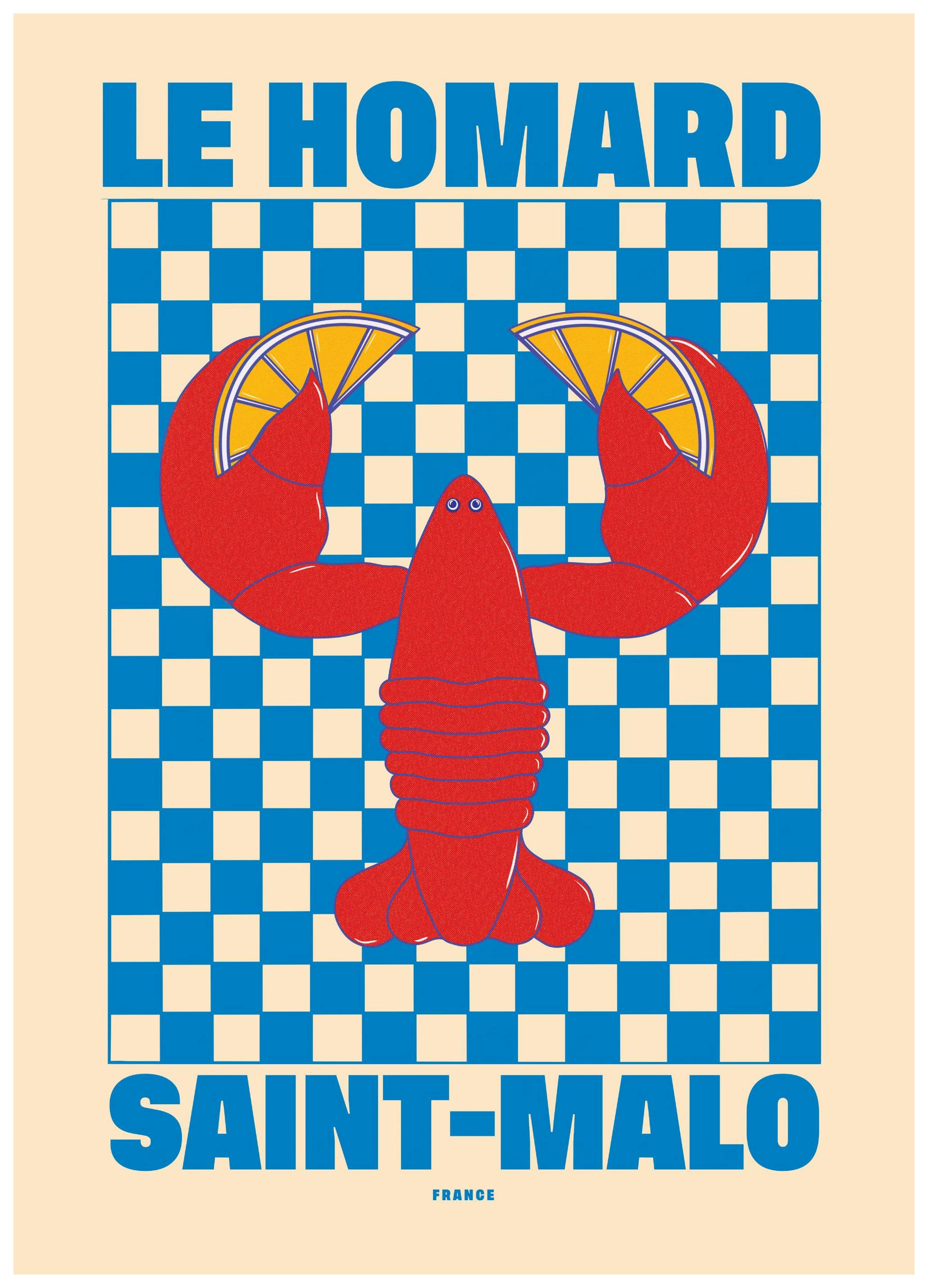 Nephthys Foster - Le Homard Poster (30x40 cm)