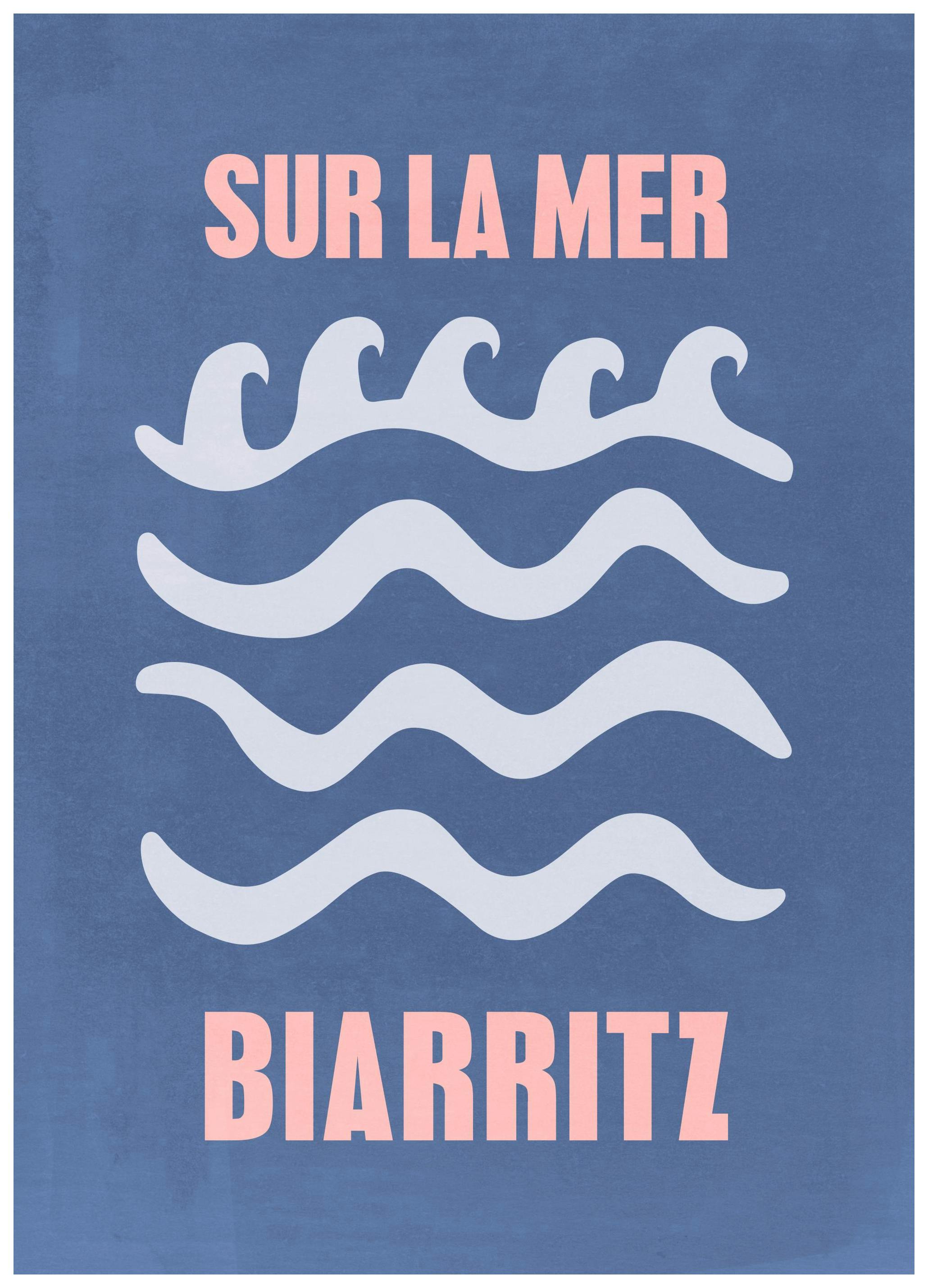 Graphic Biarritz Affiche (21x30 cm) - Affiches art graphique