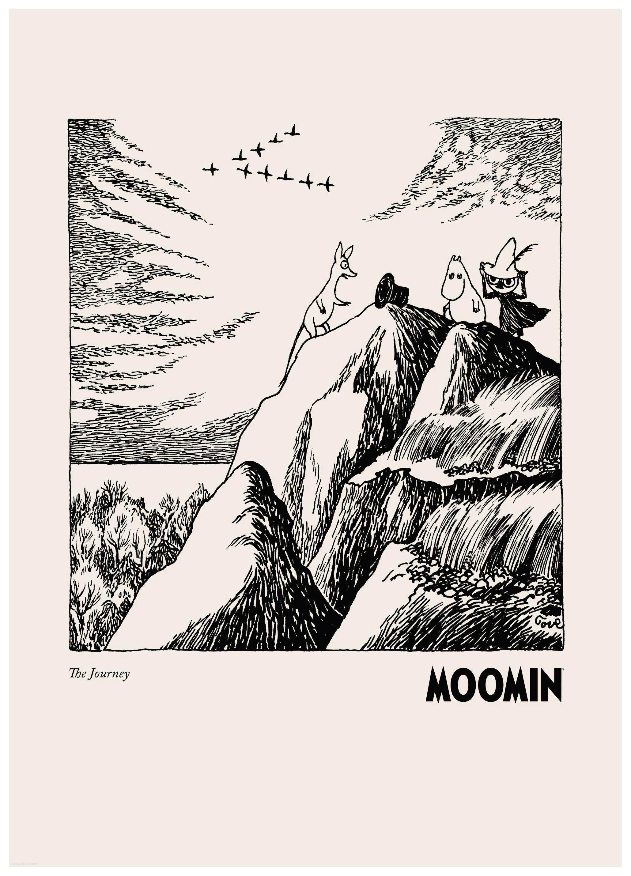Moomin - The Journey Plakat (21x30 cm)- Plakaty z Muminkami