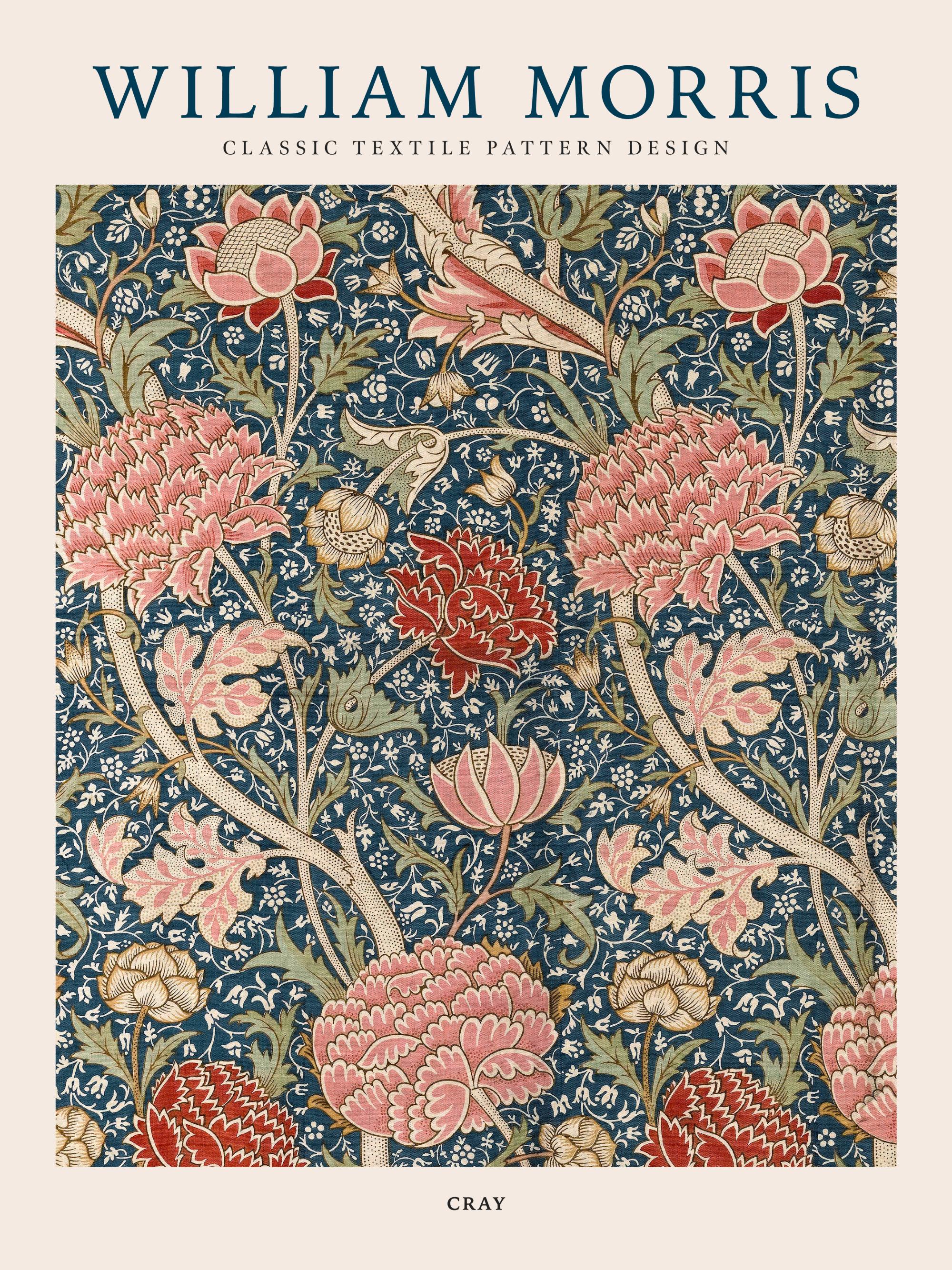 William Morris Cray Print – Botanical Art Poster