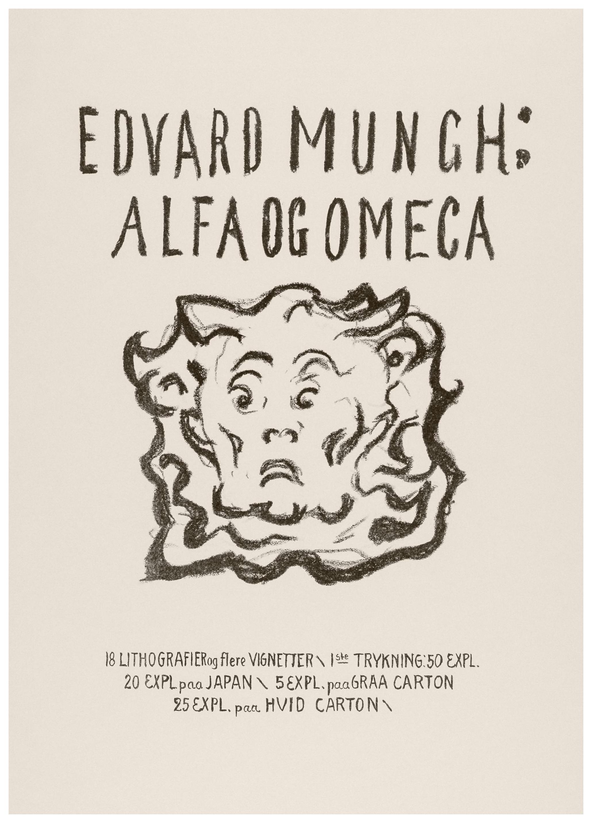 Edvard Munch - Alfa and Omega Poster (50x70 cm)- Dipinti di pittori famosi
