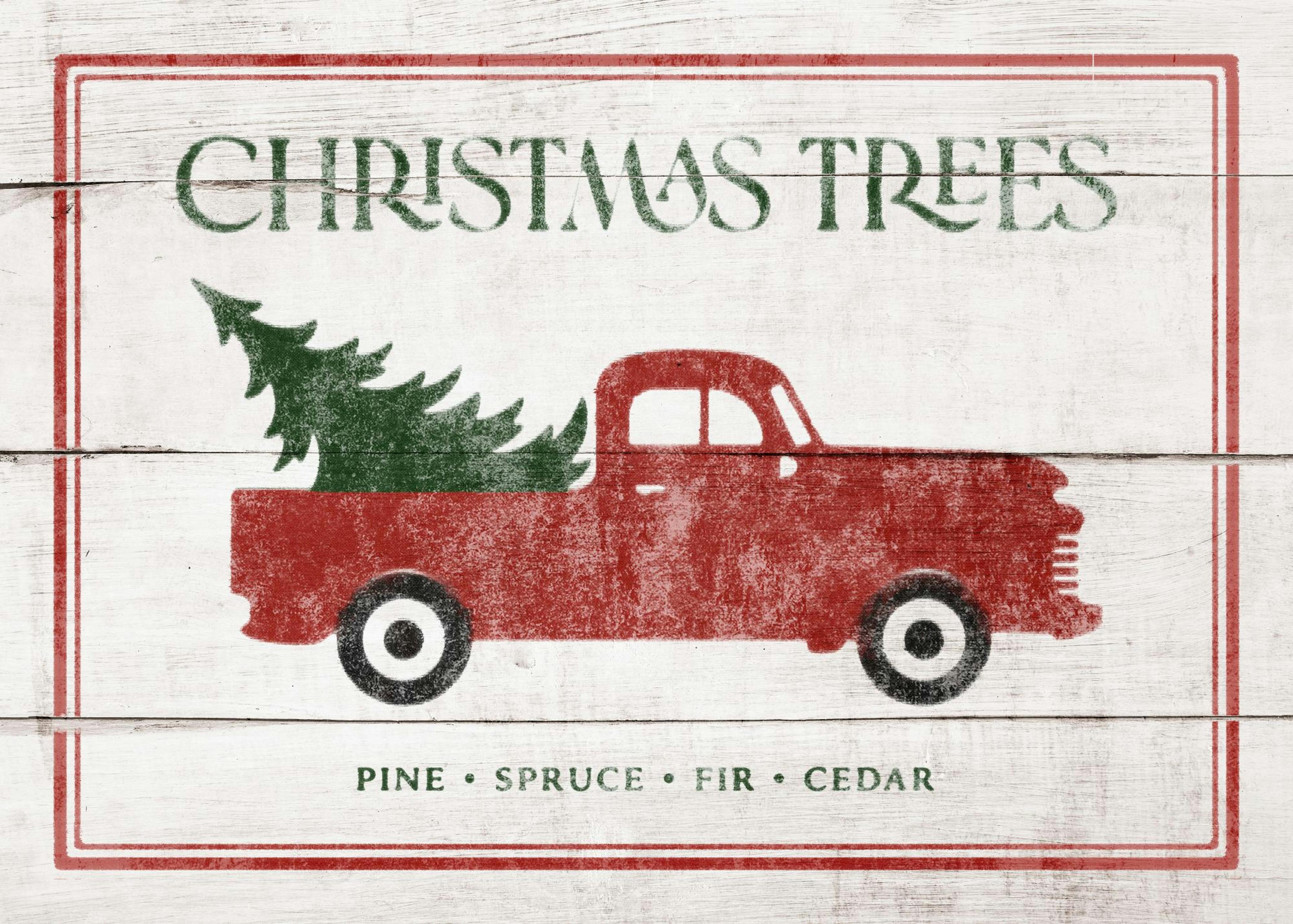 Vintage Holiday Sign Affiche 0
