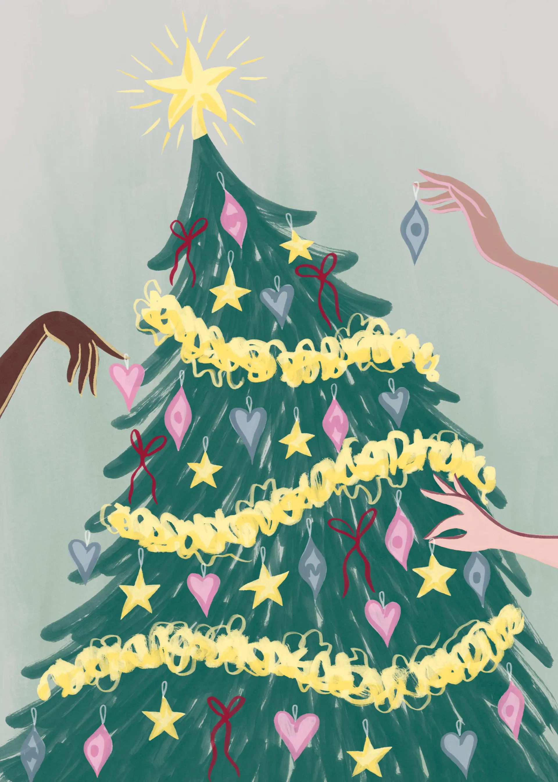 Bold christmas background