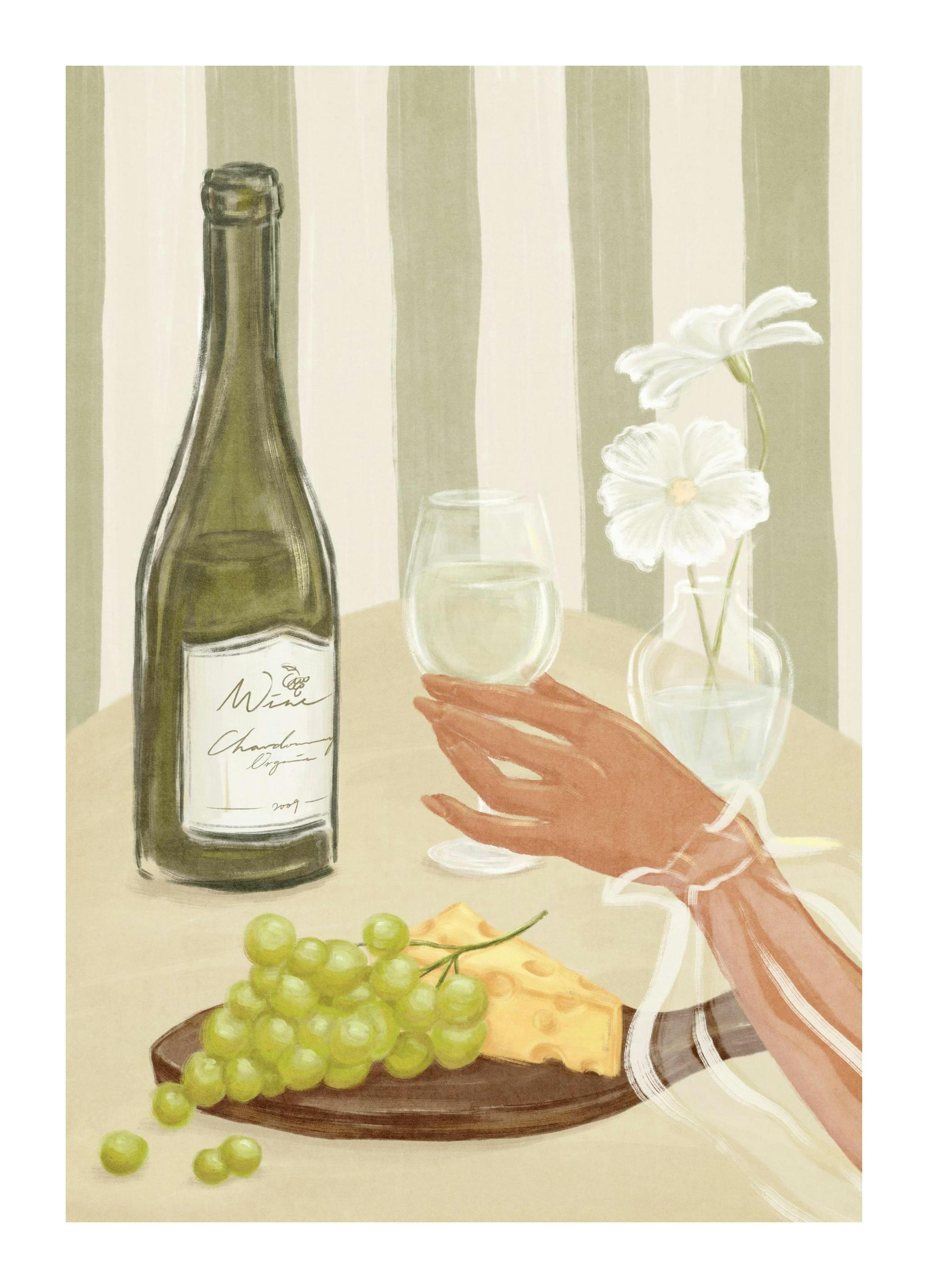 Time for Wine Plakat (70x100 cm)- Wino i koktajle