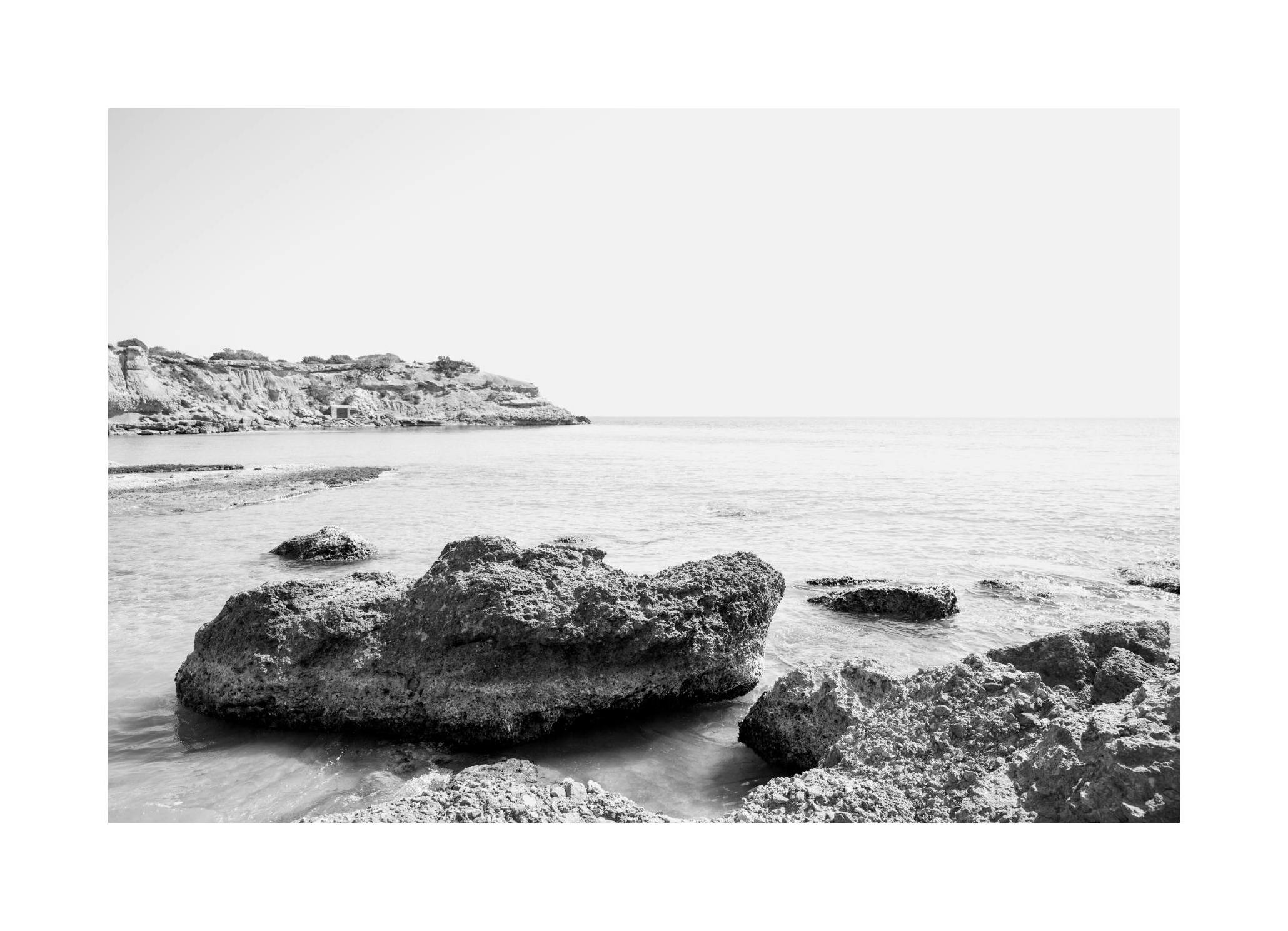 Monochrome Shore Plakat (50x50 cm)- Czarno-białe zdjęcia