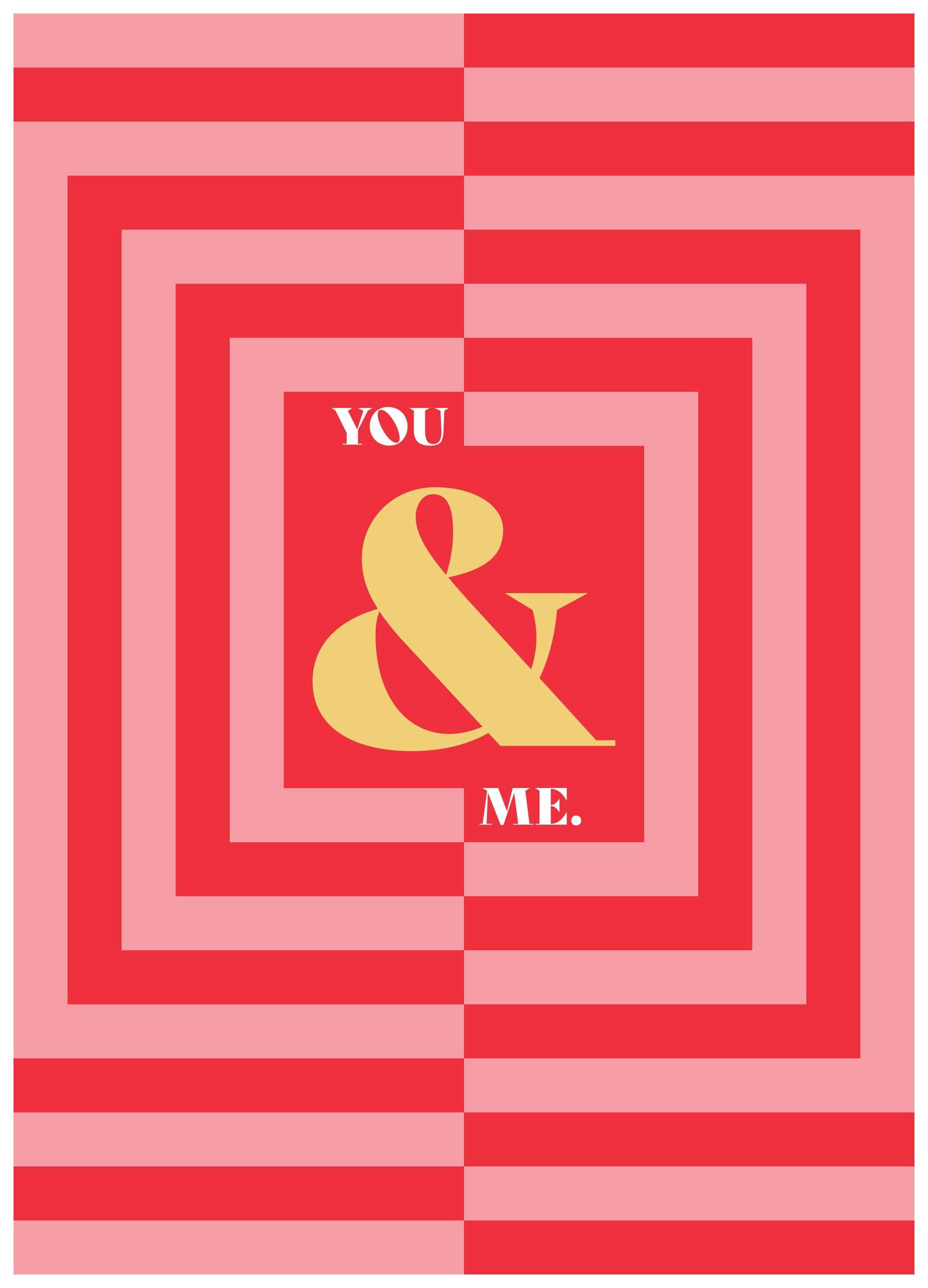 You and Me Poster (30x40 cm)