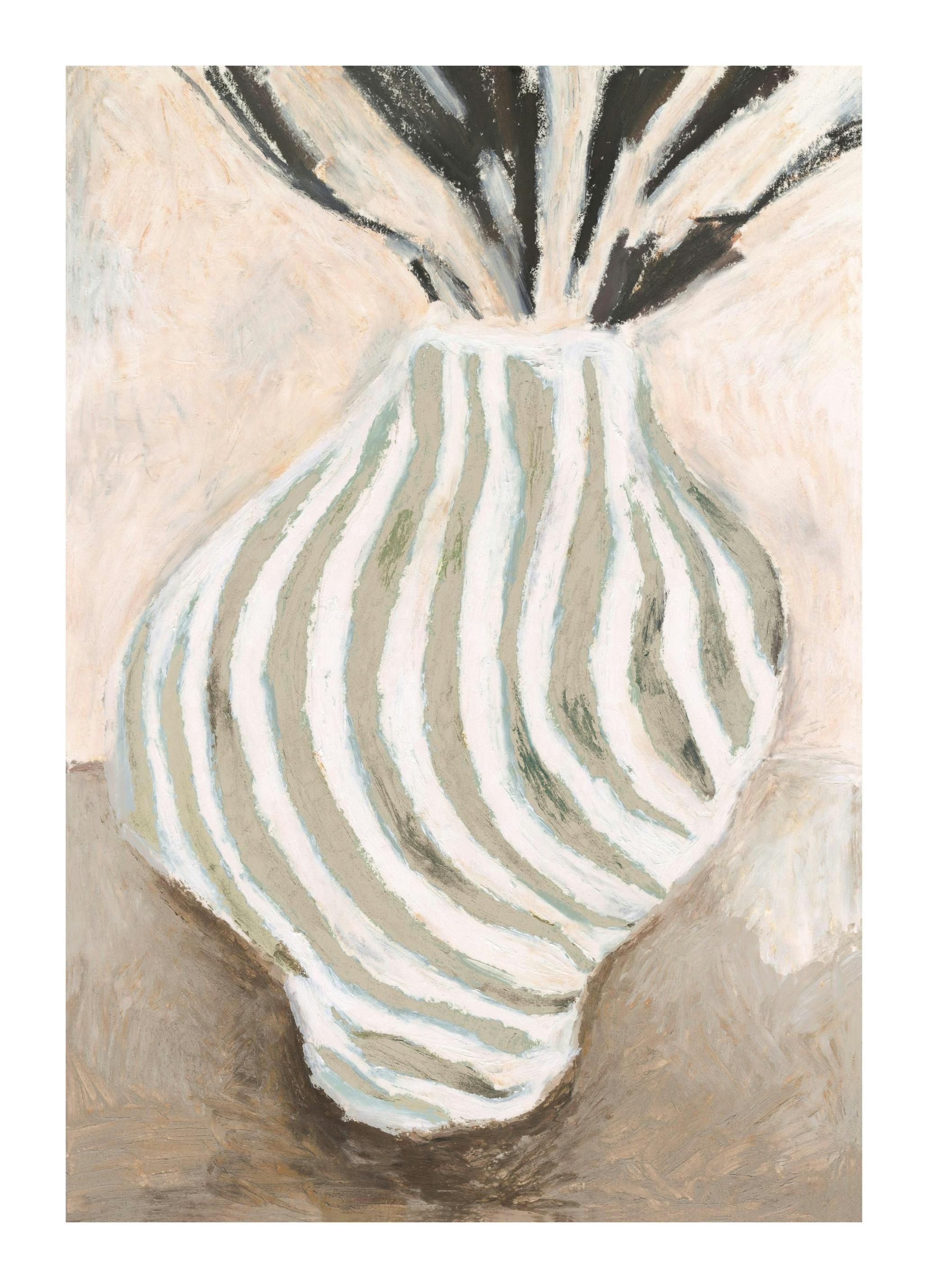 Striped Vase Print (30x40 cm)