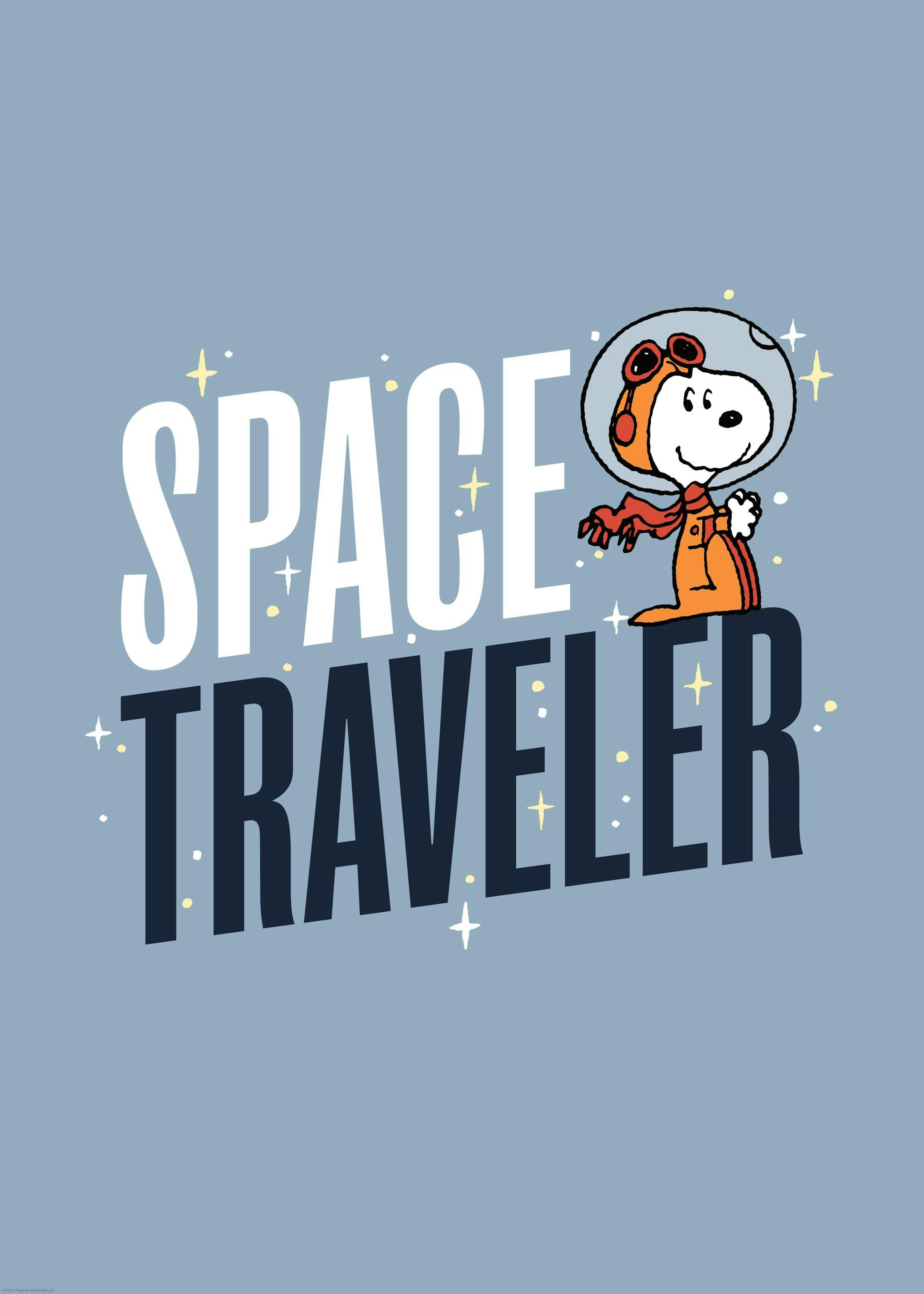 Snoopy Space Traveler Print 0
