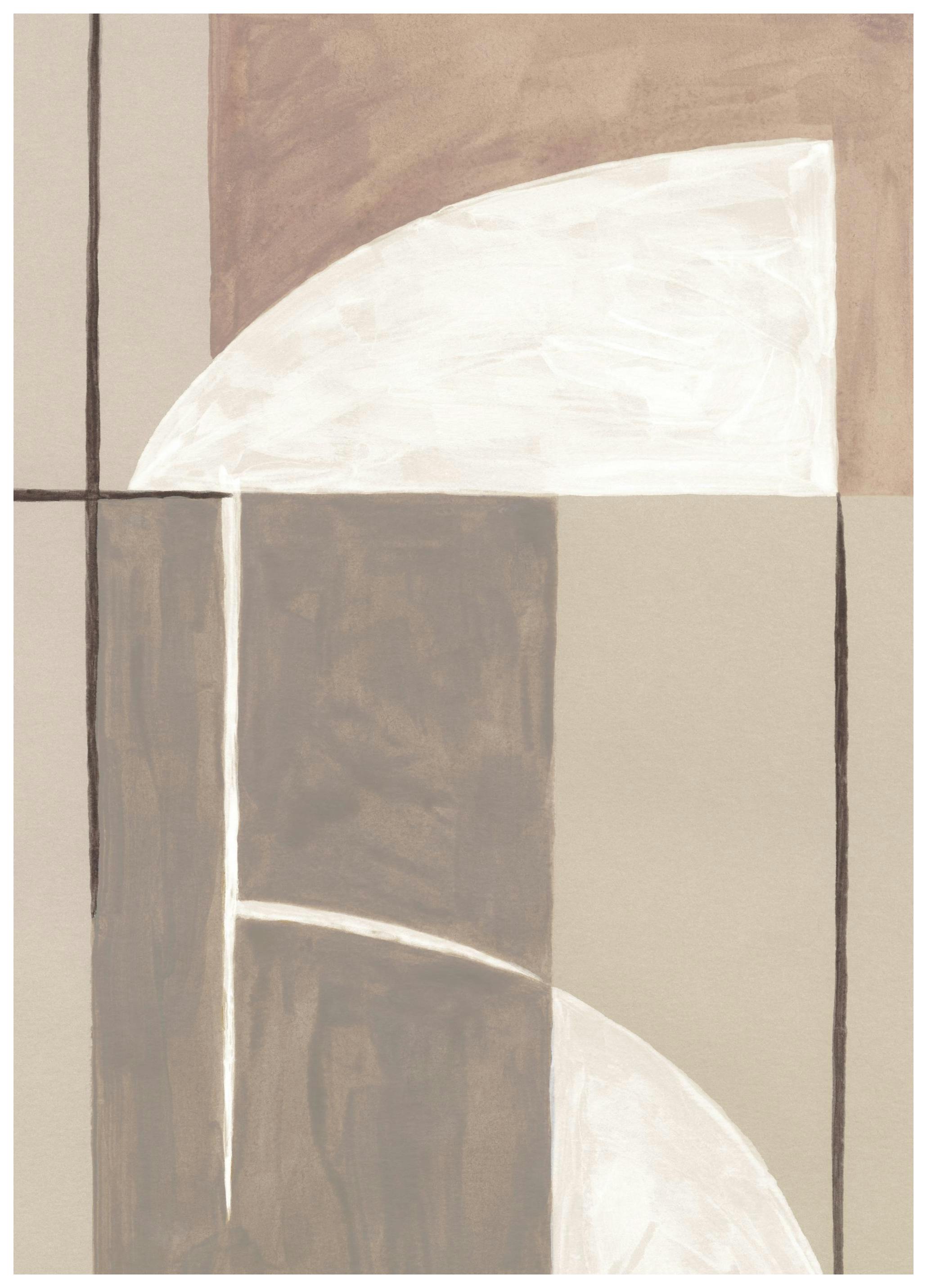 Earthy Shapes Poster (50x70 cm)- Arte abstrata