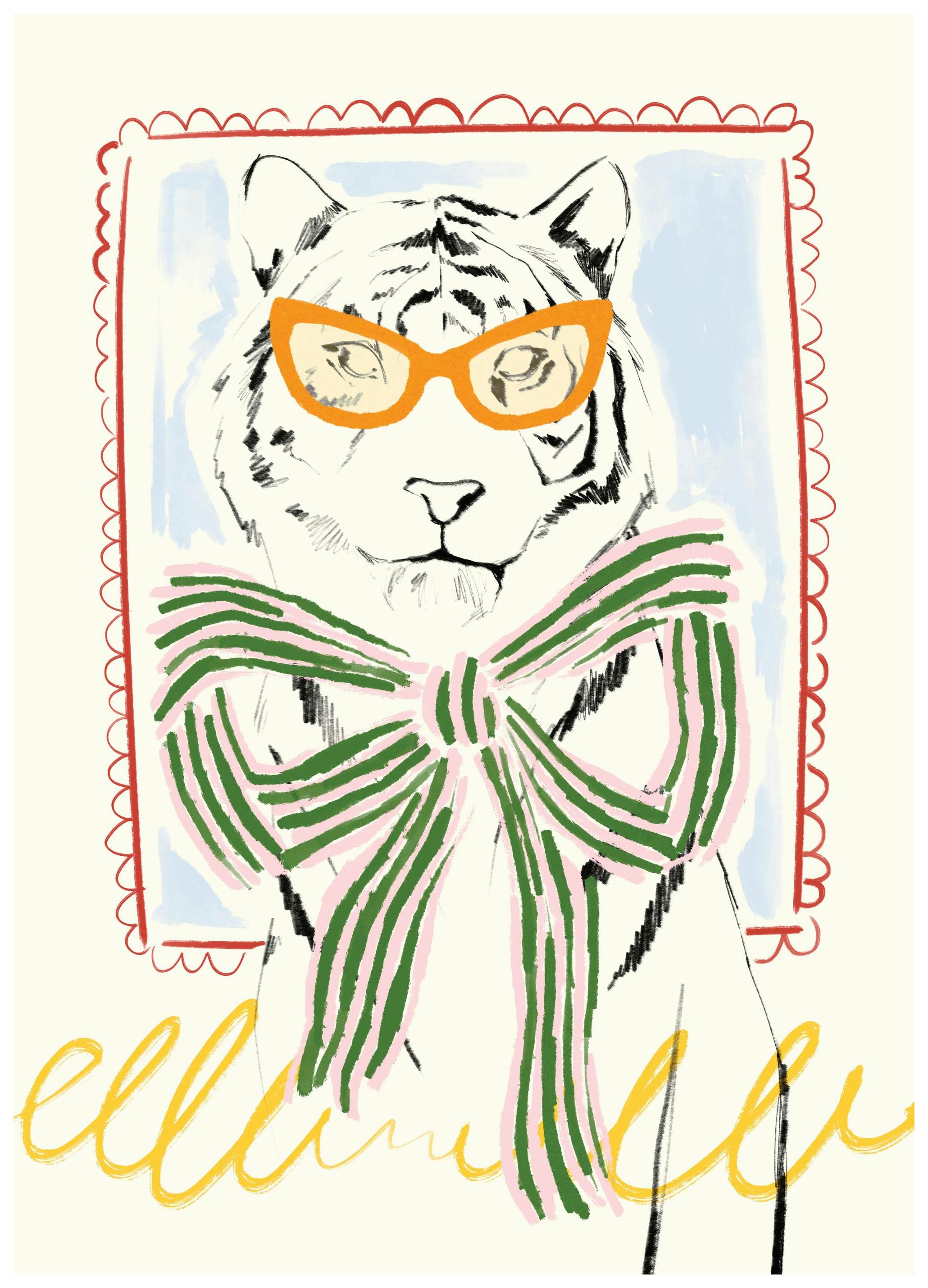 Chic Tiger Print (30x40 cm)