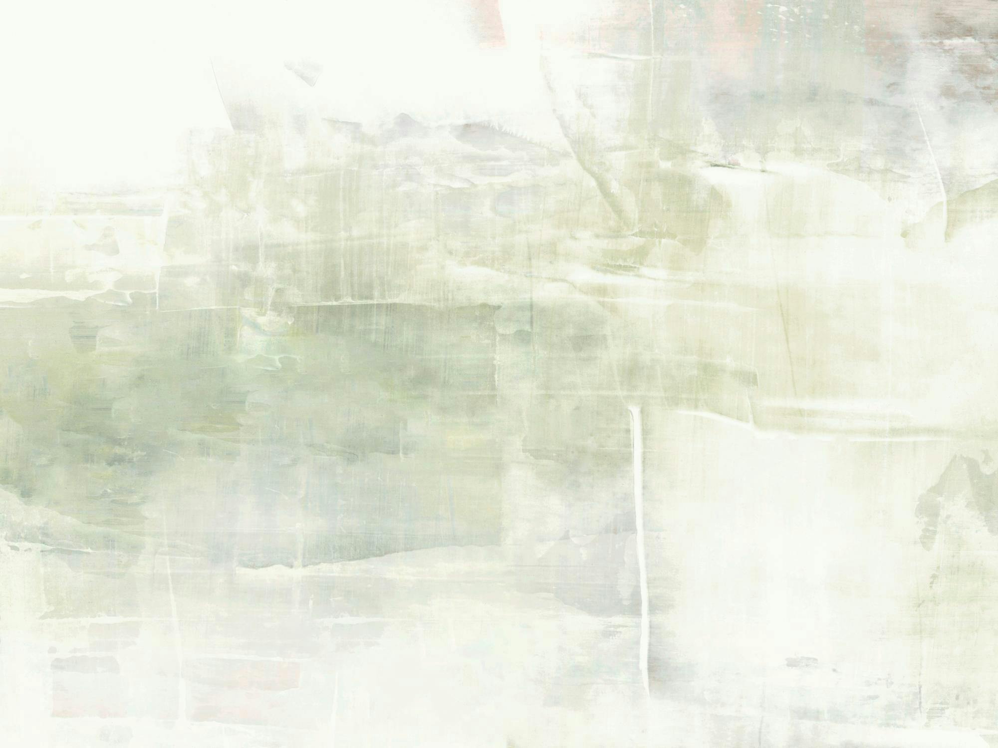 Mintgrön abstrakt målning med handmålad textur och ljusa, minimalistiska toner, perfekt för modern inredning.