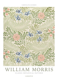 William Morris Larkspur No4 Print