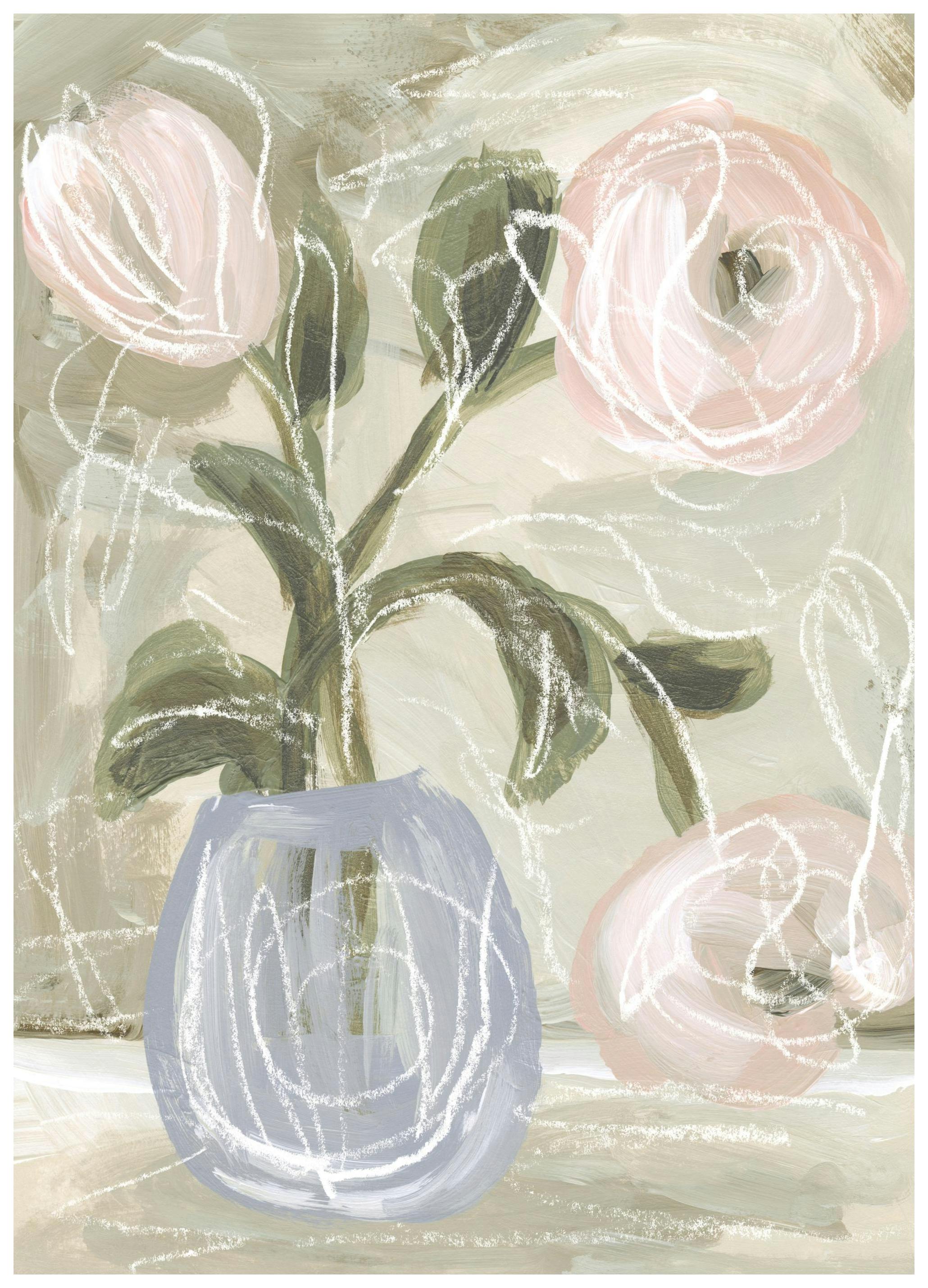 Romantic Bouquet Print (50x70 cm)