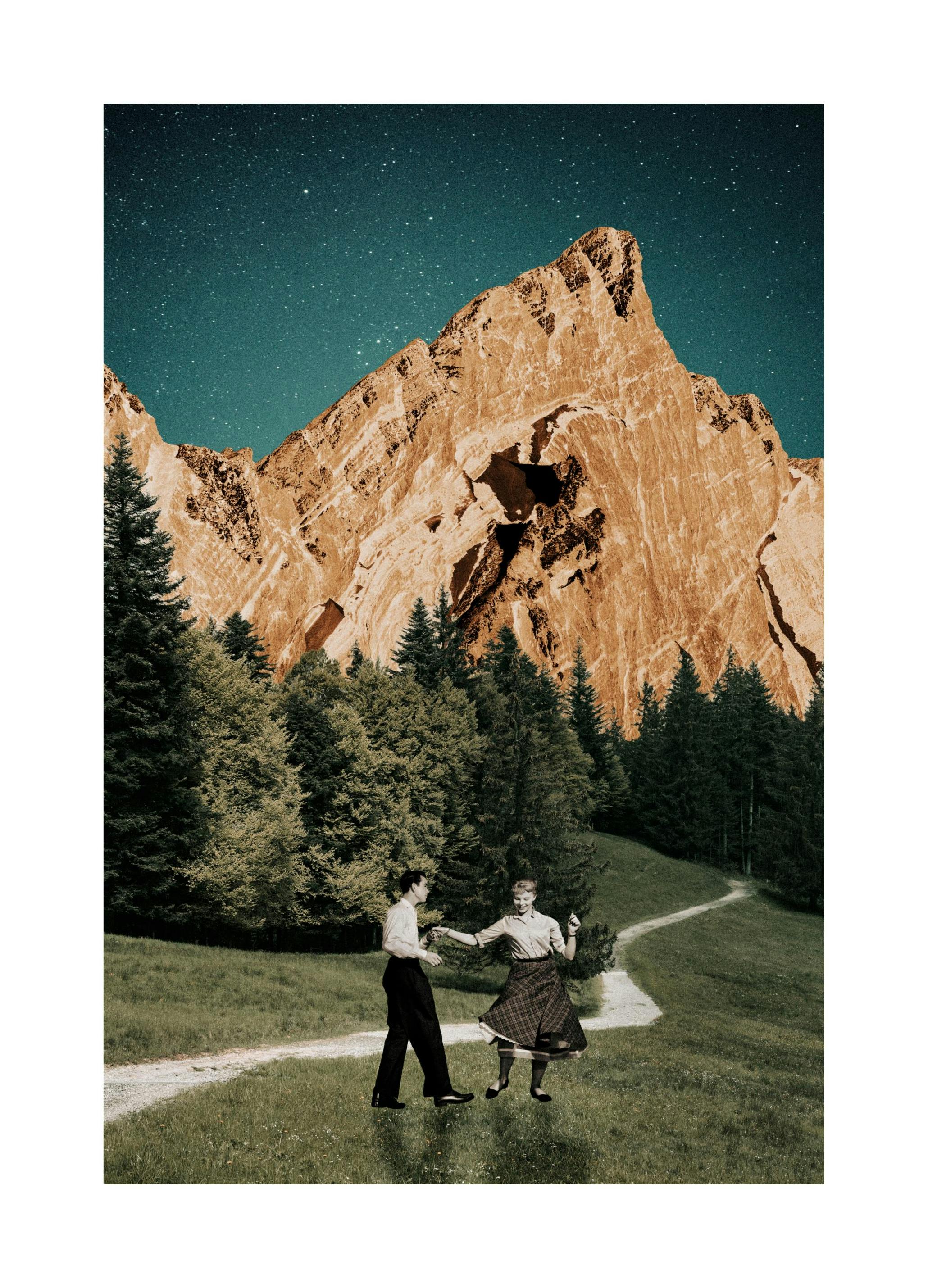 Dance under the Stars Poster (50x70 cm) - Vintage posters
